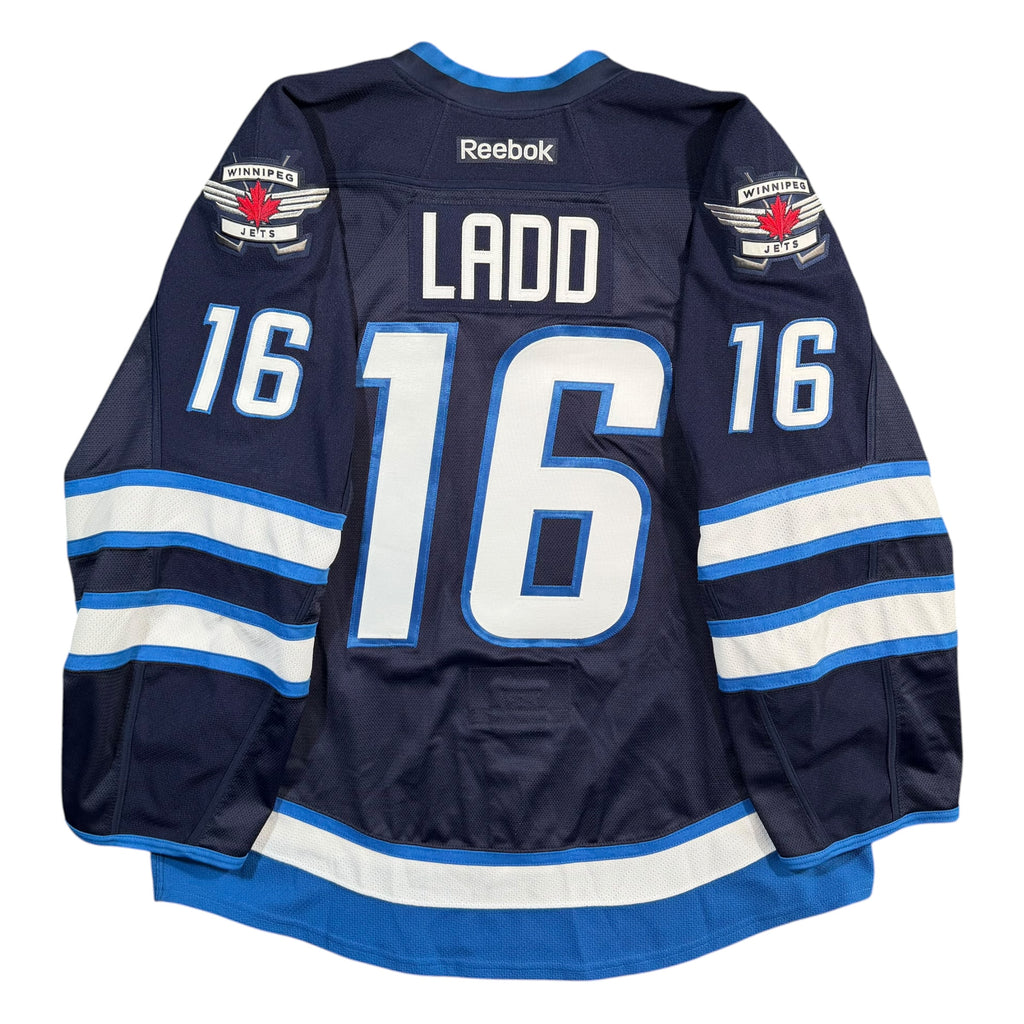 Andrew Ladd Winnipeg Jets Team Issued Reebok MIC NHL Jersey - 54/XL