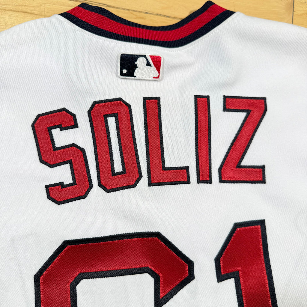 Steve Soliz Los Angeles Angeles 2014 Game Worn Coach 1970s Throwback Jersey COA