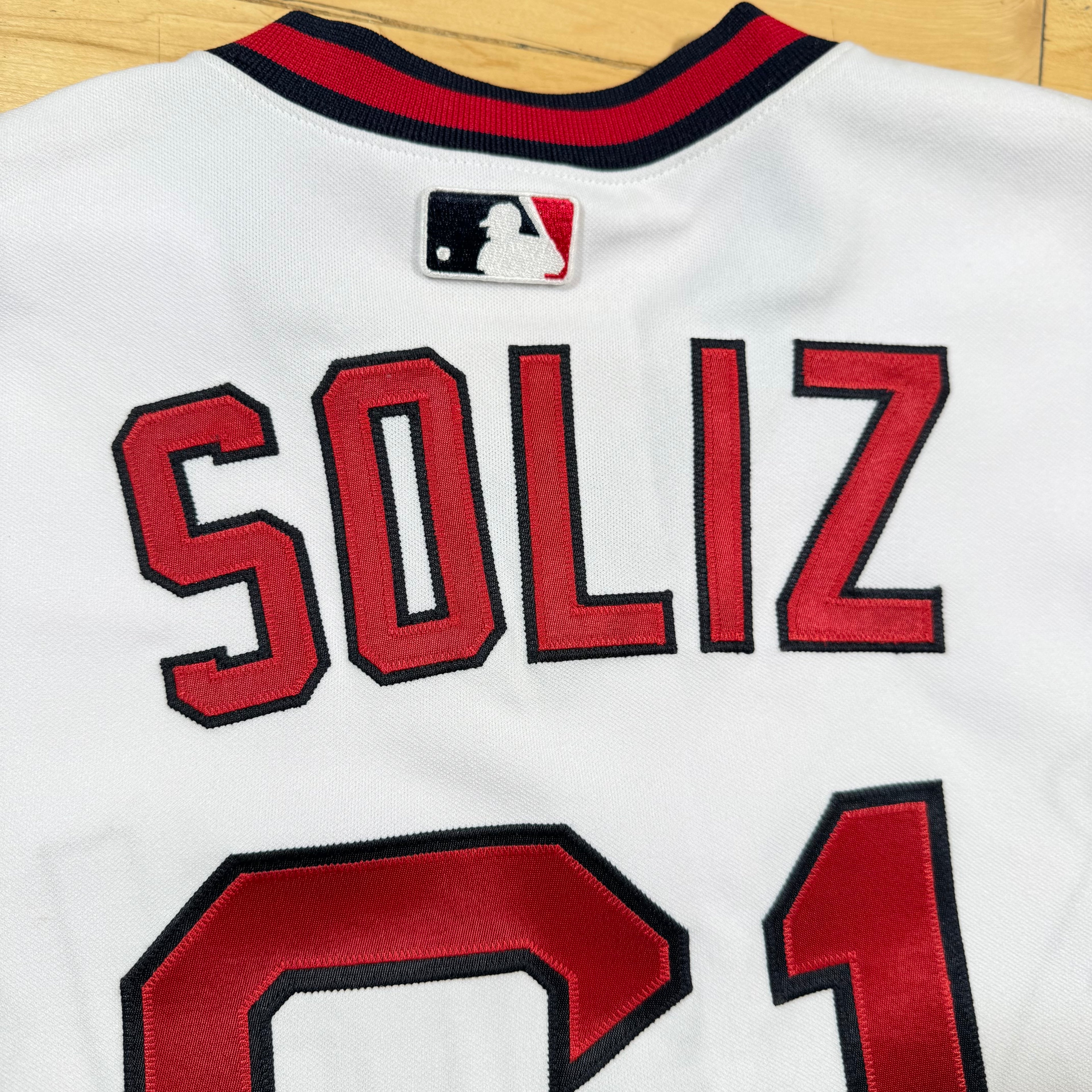 Steve Soliz Los Angeles Angeles 2014 Game Worn Coach 1970s Throwback Jersey COA