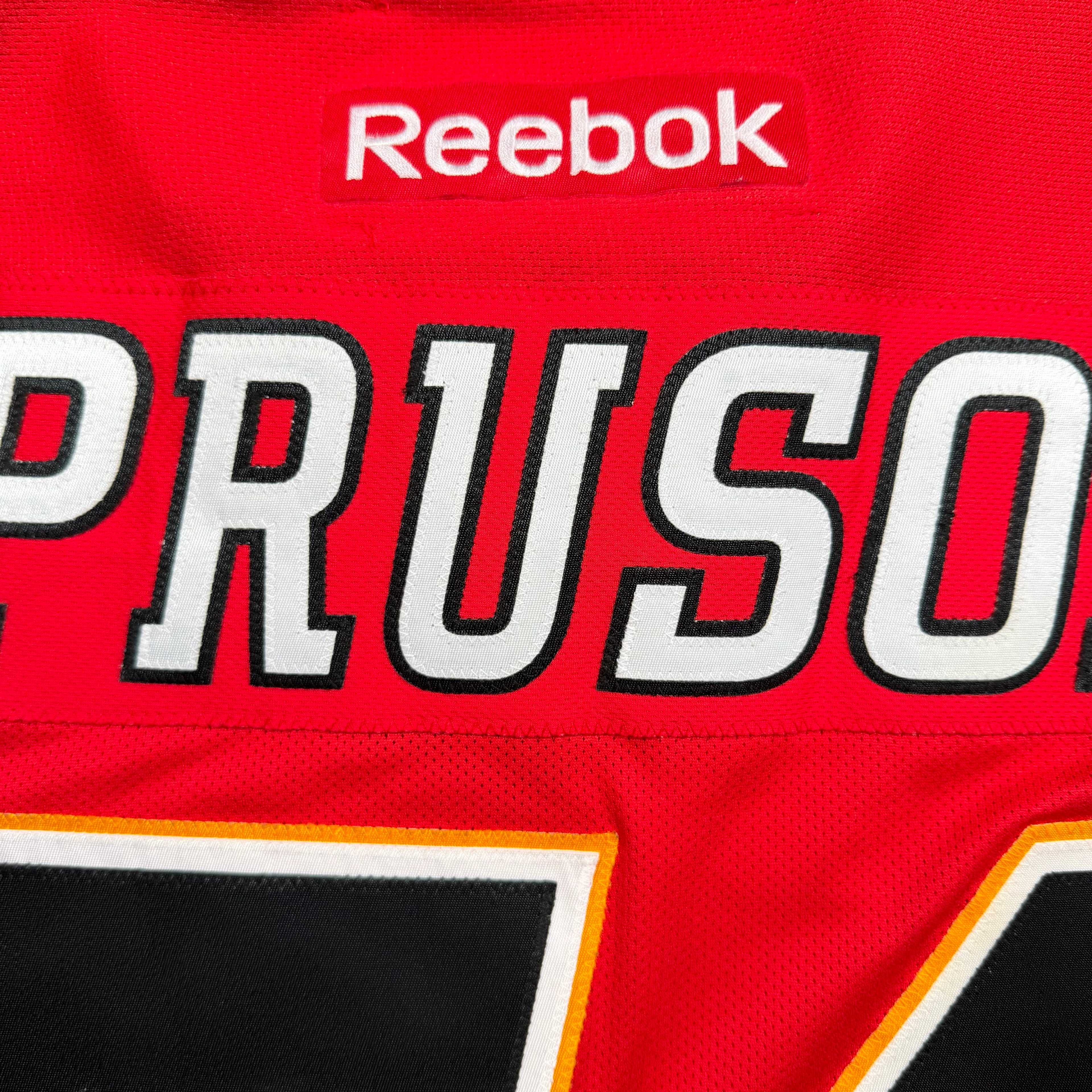 Miika Kiprusoff Calgary Flames 30th Anniversary Reebok NHL Jersey - Small