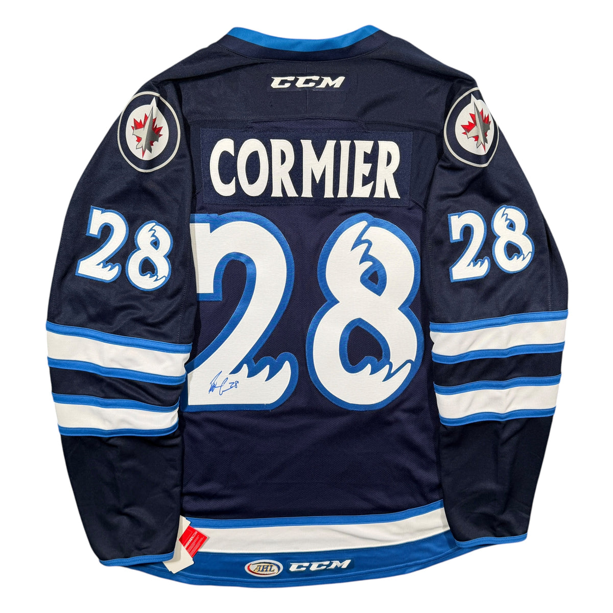 Patrice Cormier Manitoba Moose Signed CCM AHL Jersey - XL
