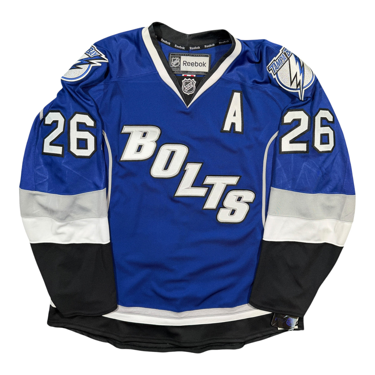 Martin St. Louis Tampa Bay Lightning Alternate Reebok MIC NHL Jersey - 54/XL