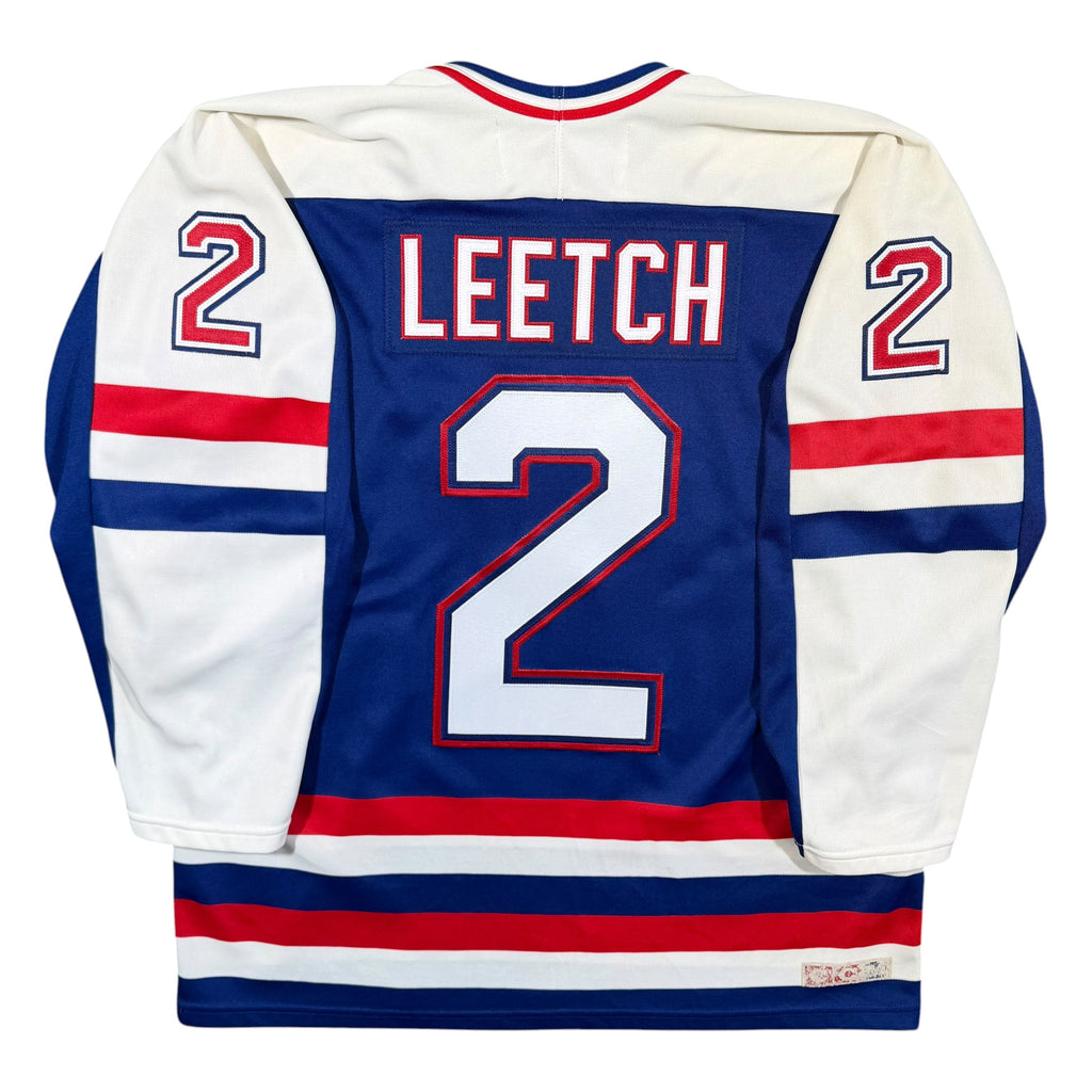 Brian Leetch 1988 Team USA Vintage CCM Olympic Hockey Jersey - Large