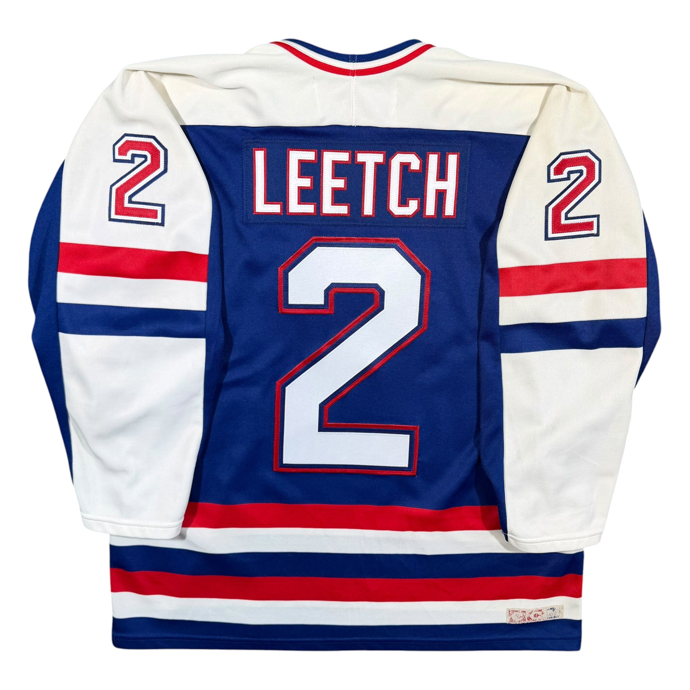 Brian Leetch 1988 Team USA Vintage CCM Olympic Hockey Jersey - Large