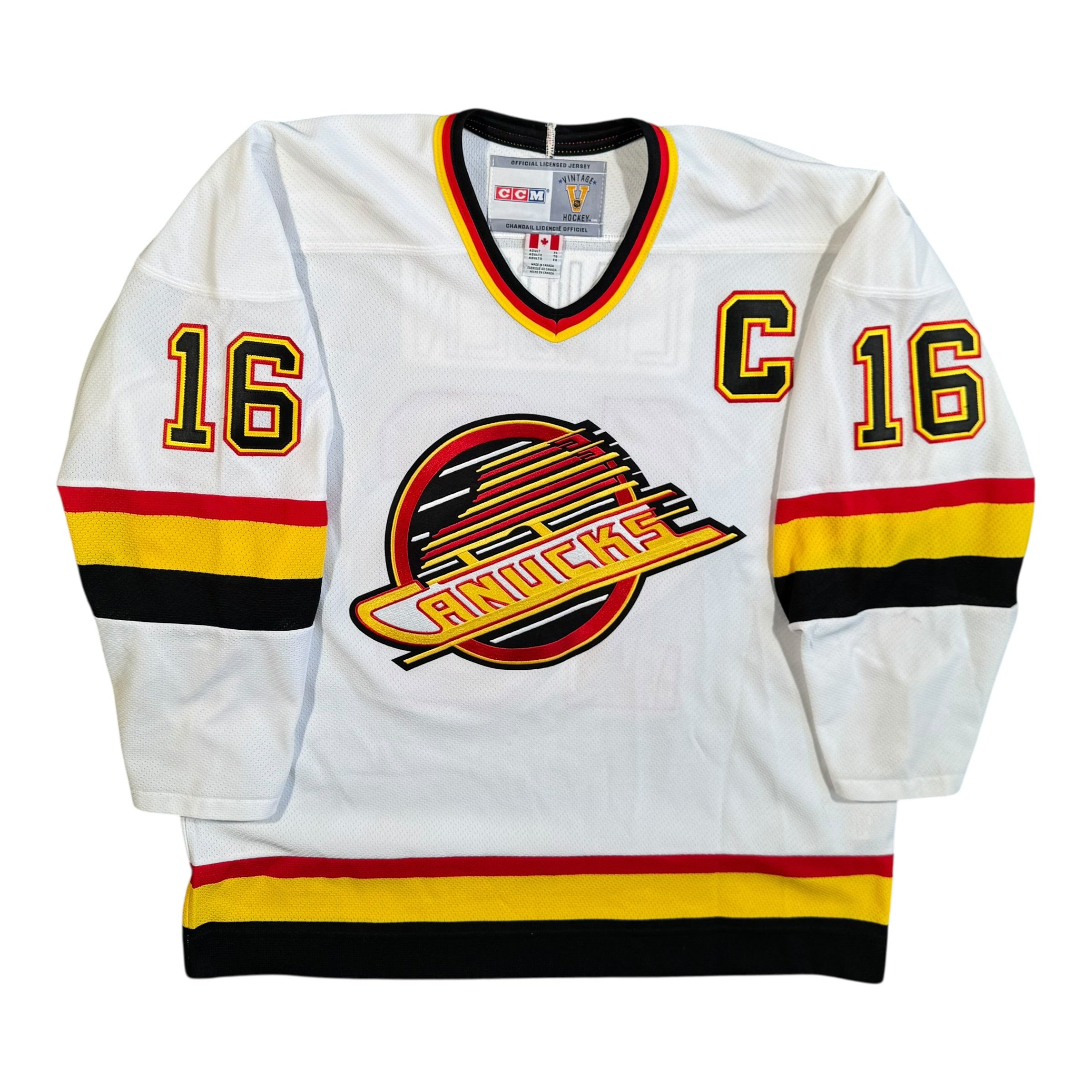Trevor Linden Vancouver Canucks Vintage CCM NHL Jersey Size XL