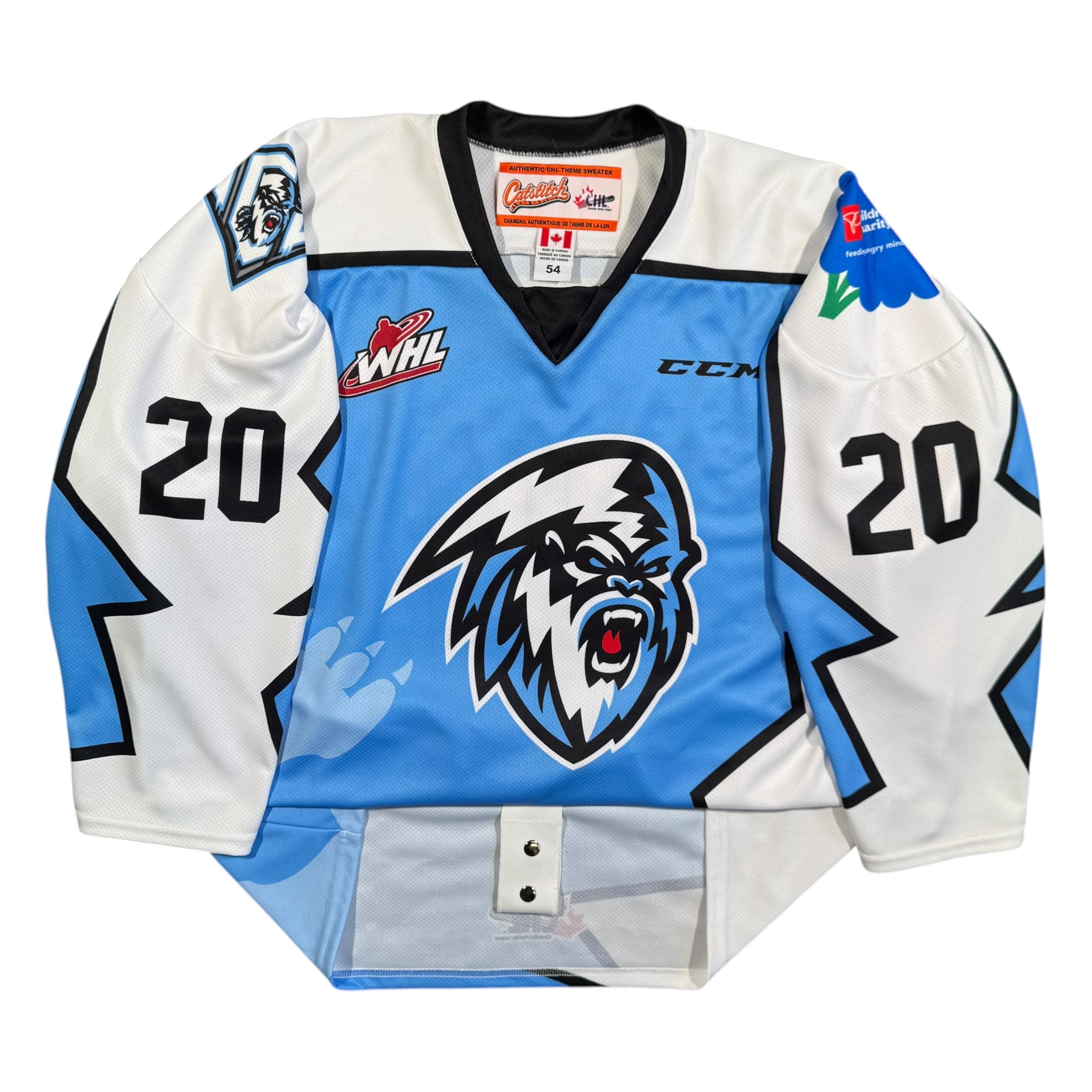 Sequoia Swan Winnipeg Ice 2021/22 Super Store Game Issued WHL Jersey