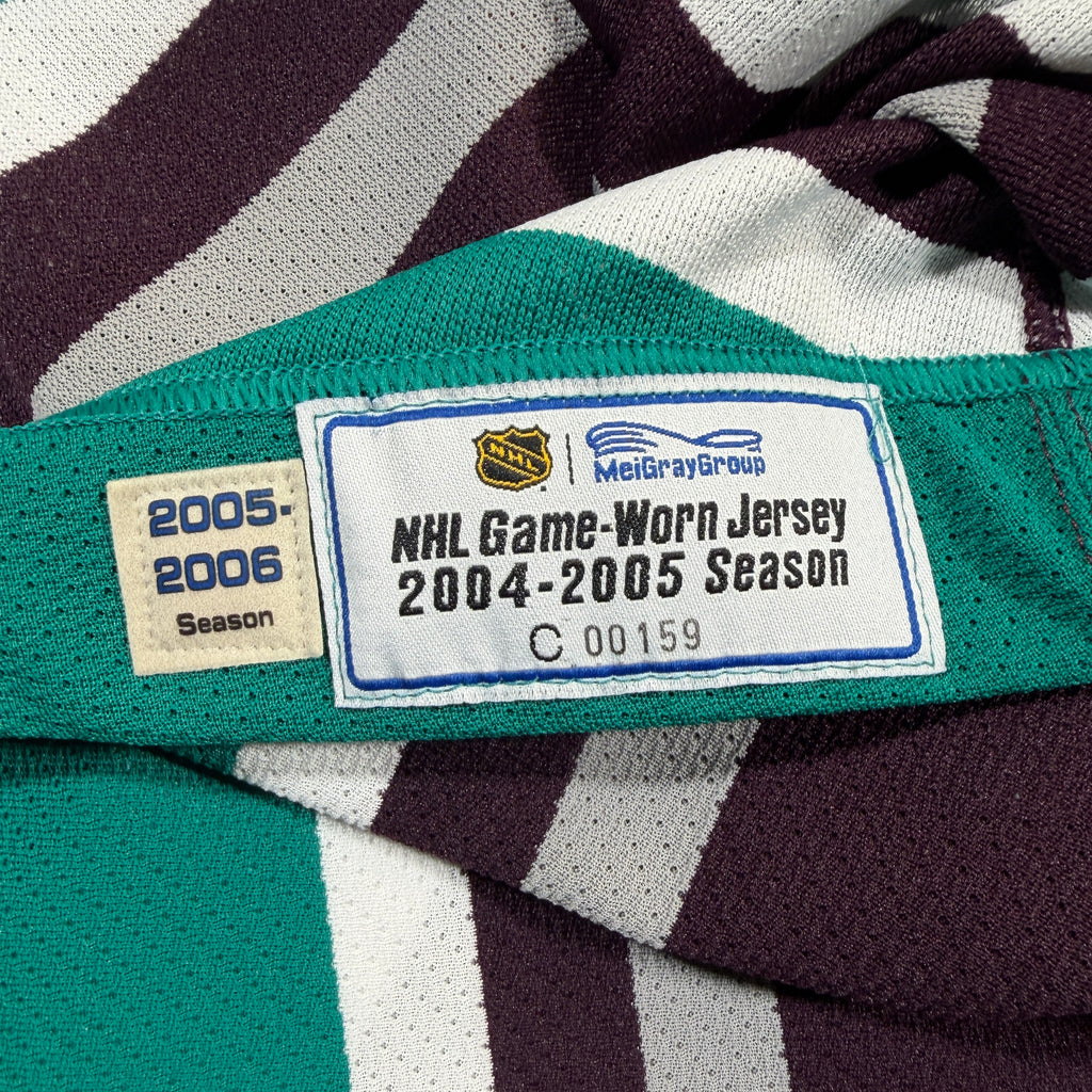Nathan Marsters Anaheim Ducks 2005/06 Game Issued Reebok NHL Jersey COA