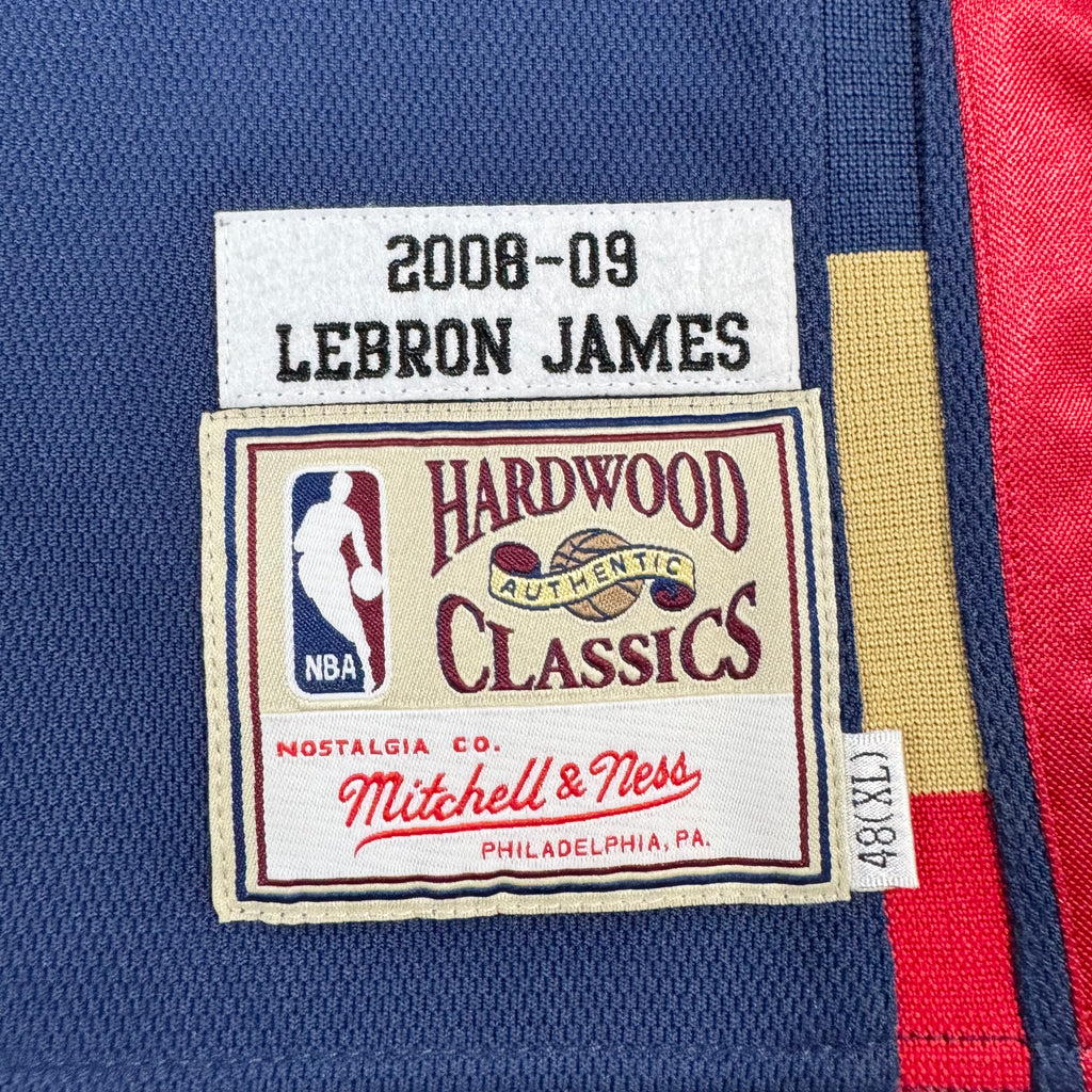 Lebron James Cleveland Cavaliers Authentic Mitchell & Ness NBA Jersey Size 48