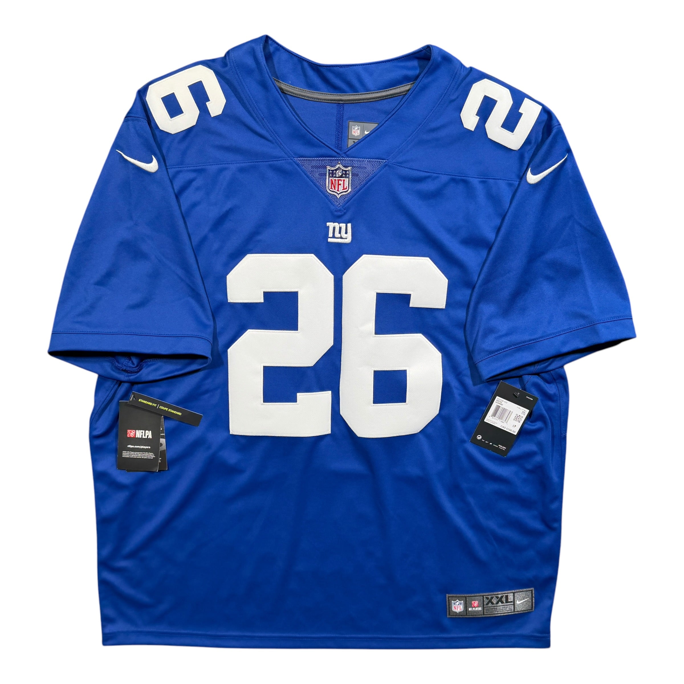 Saquon Barkley New York Giants Nike Limited NFL Jersey - XXL