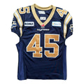 Rodney Fritz Winnipeg Blue Bombers 2011 Game Worn Reebok CFL Jersey