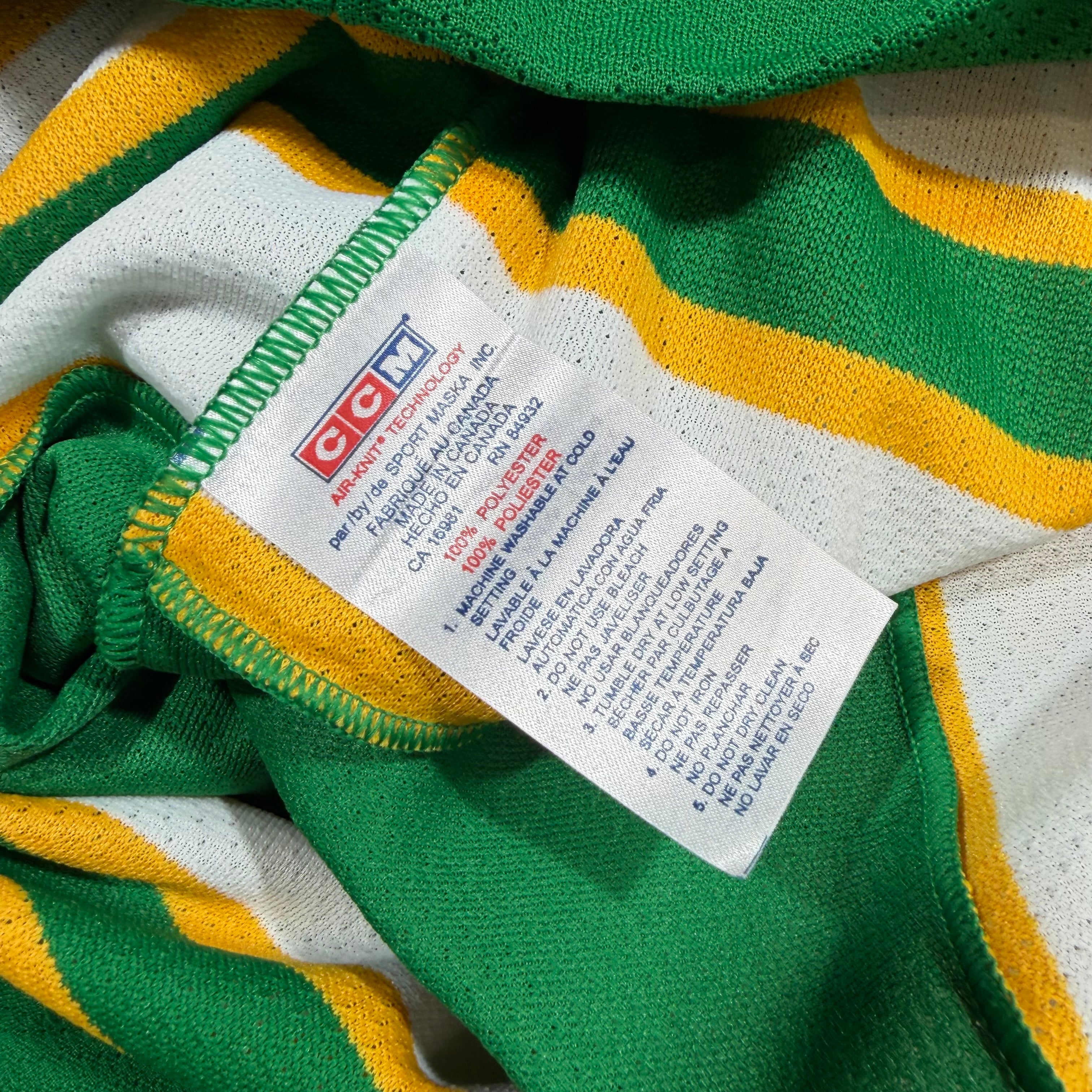 Mike Modano Minnesota North Stars Vintage CCM NHL Jersey - Large