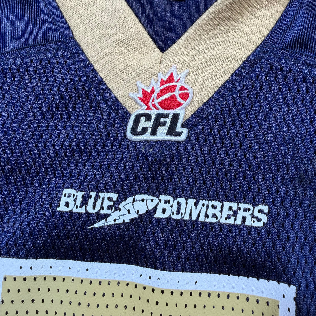 Barrin Simpson Winnipeg Blue Bombers Vintage Reebok CFL Jersey - XL