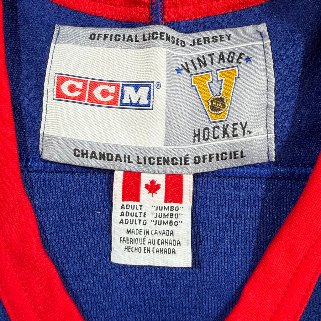 Teppo Nummimen Winnipeg Jets Vintage CCM NHL Jersey - Jumbo