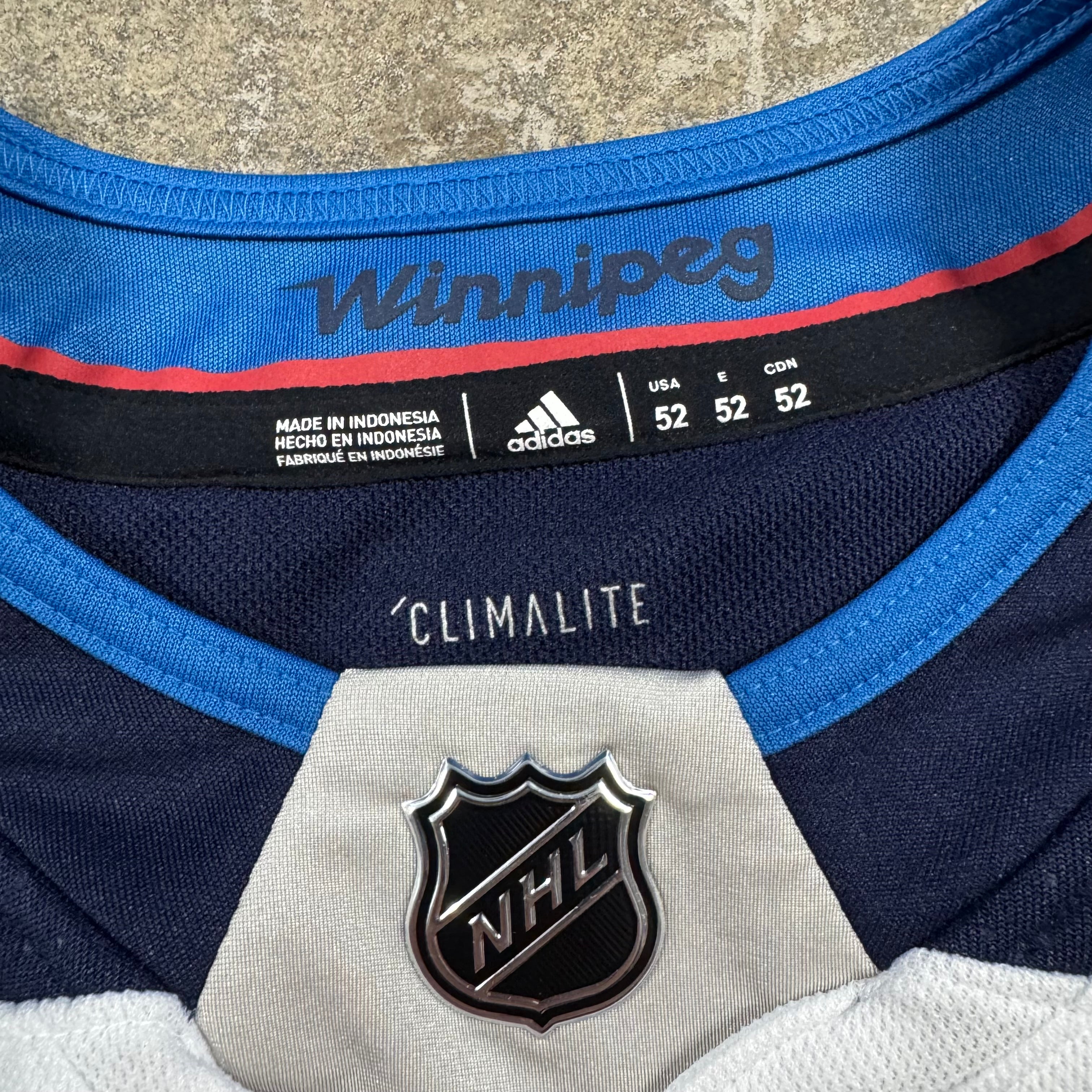 Winnipeg Jets Adidas NHL Hockey Jersey Size 52 Large