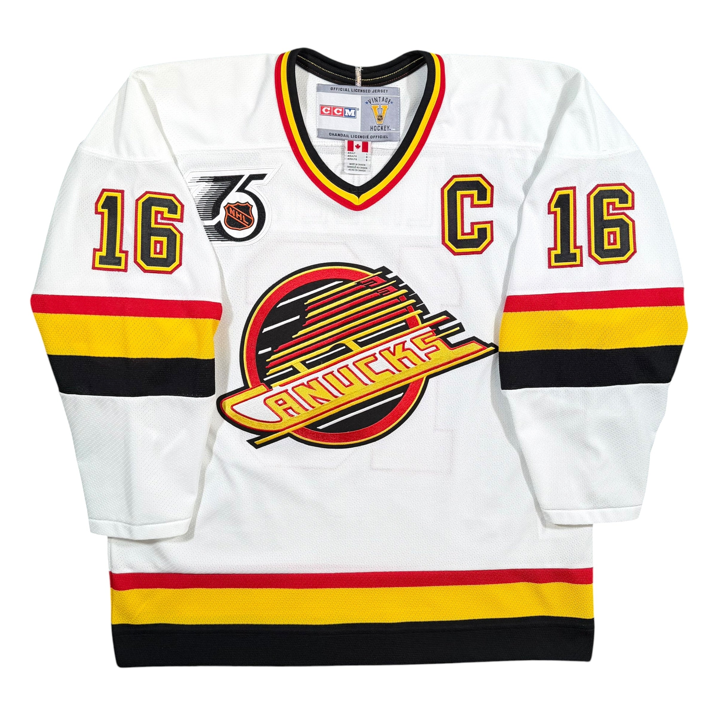 Trevor Linden Vancouver Canucks Vintage CCM NHL Jersey - Large