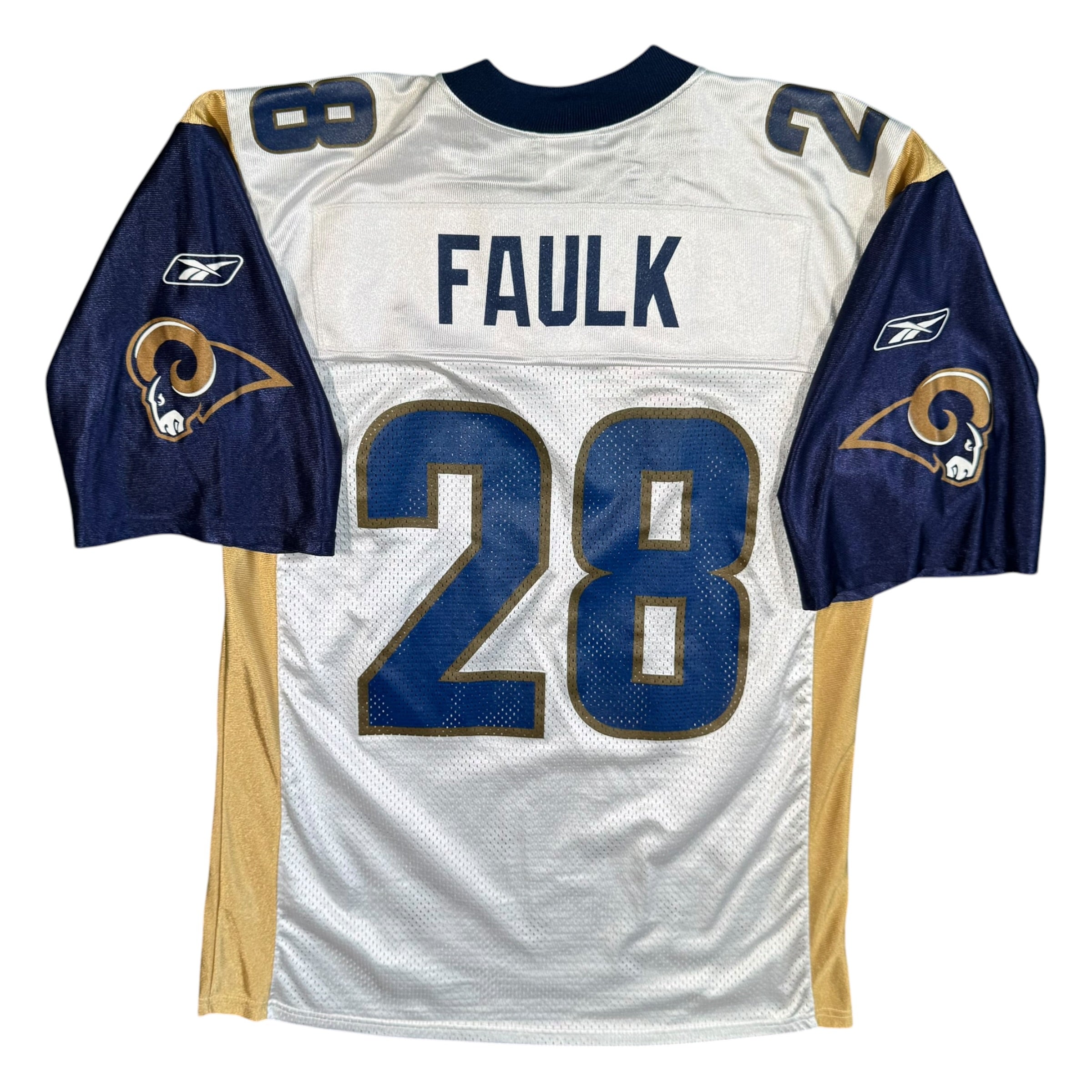Marshall Faulk St. Louis Rams Vintage Reebok NFL Jersey Size Medium