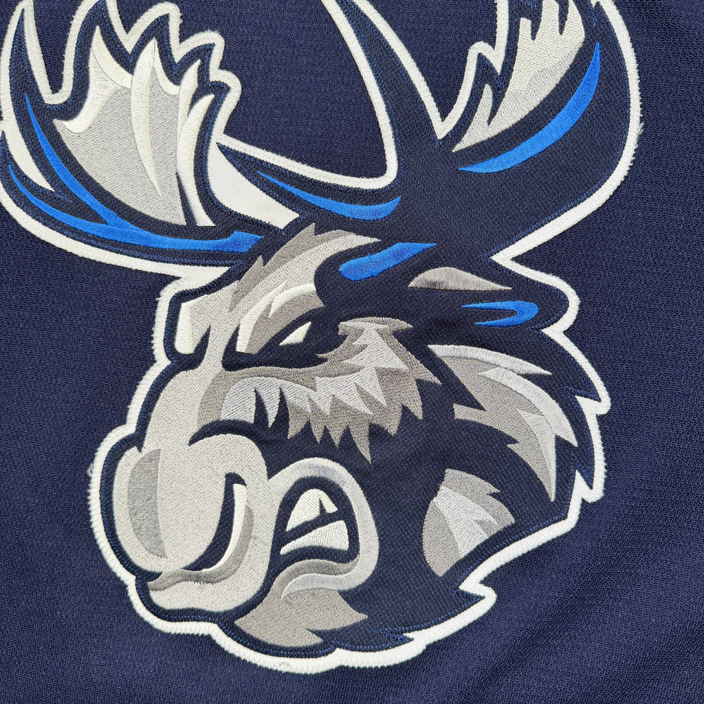 David Gustafsson Manitoba Moose 2023/24 Game Issued CCM AHL Jersey COA