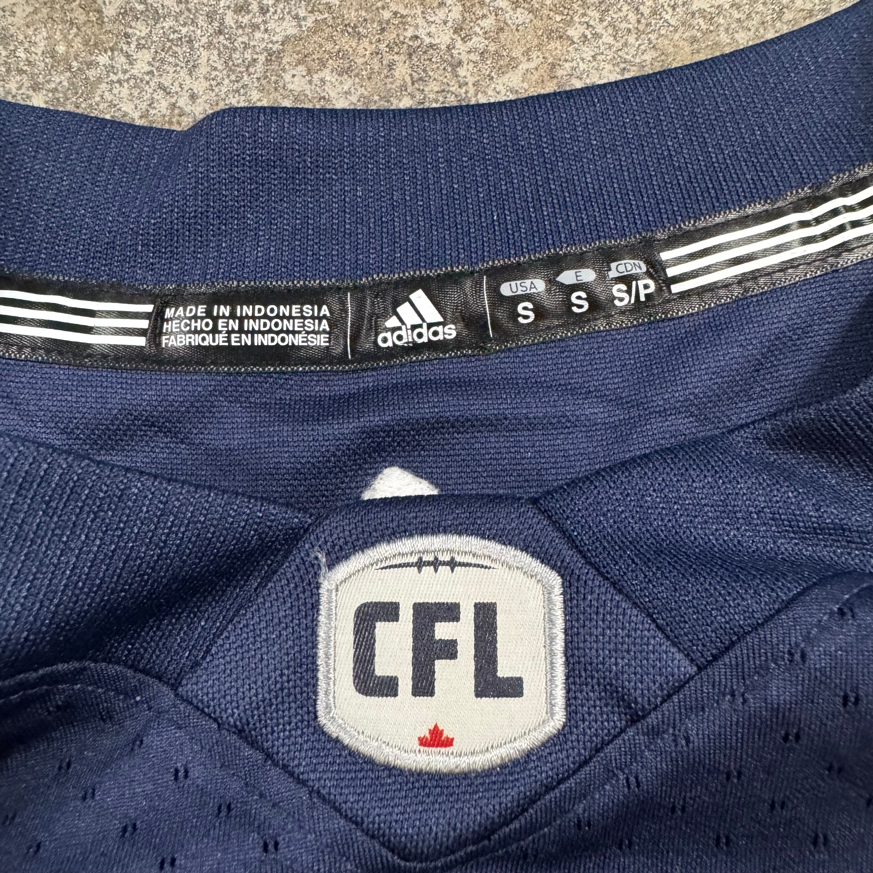 Josh Bourke Toronto Argonauts Adidas Signed CFL Football Jersey Size Small