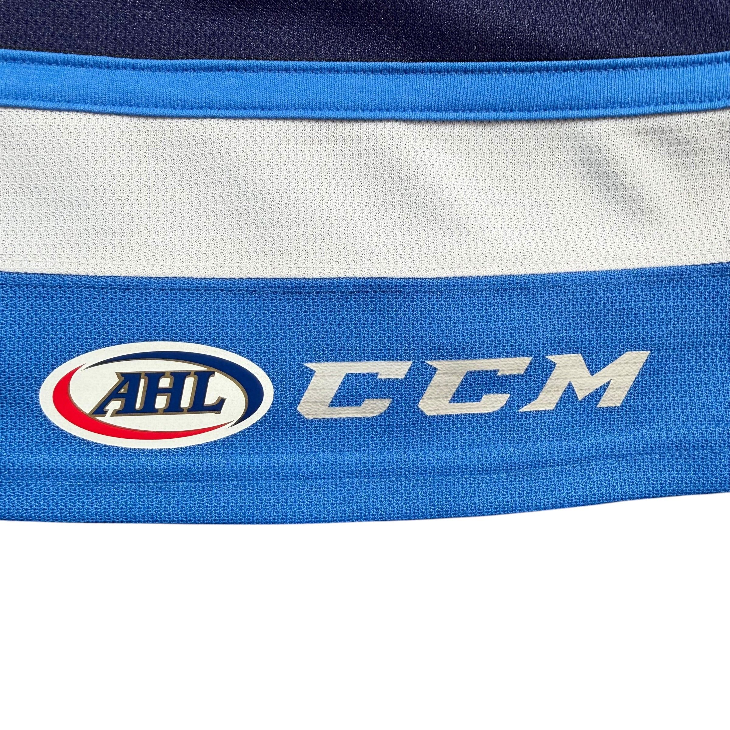 Peter Stoykewych Manitoba Moose Signed AHL CCM Hockey Jersey - Large