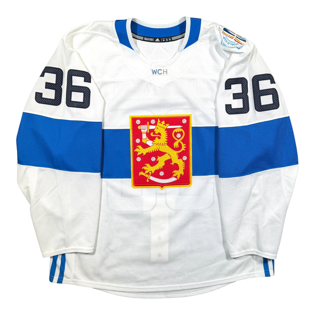 Olli Jokinen Team Finland 2016 WCOH Authentic Adidas MIC Jersey - 56/XXL