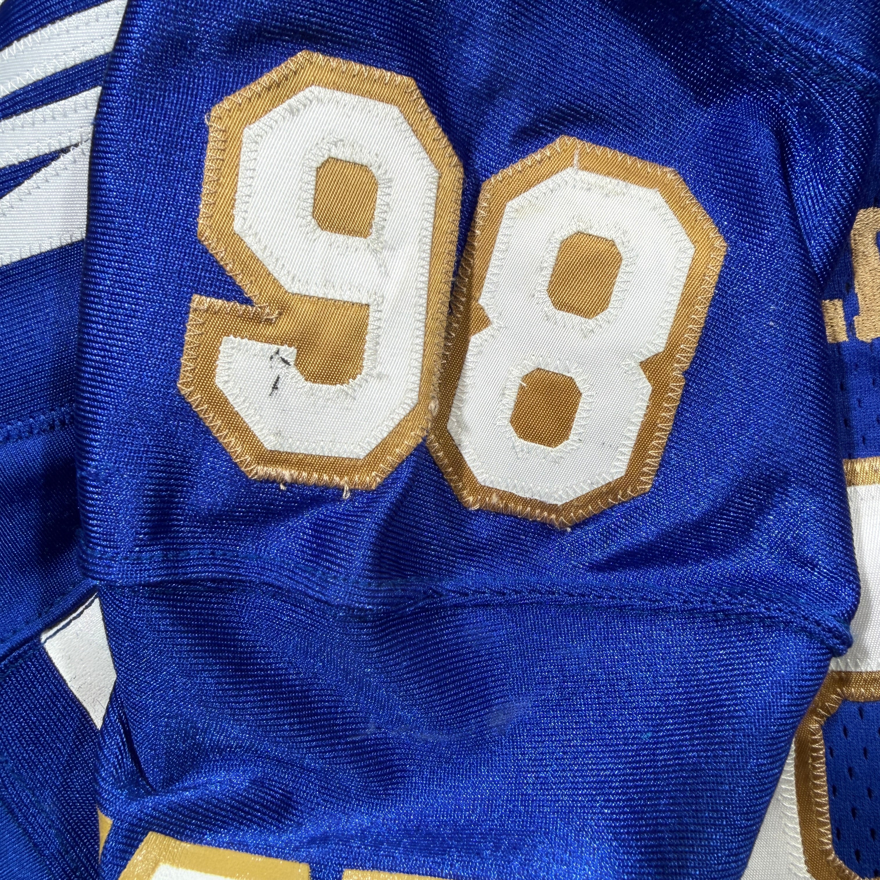 Steven Richardson Winnipeg Blue Bombers 2021 Game Worn Adidas CFL Jersey