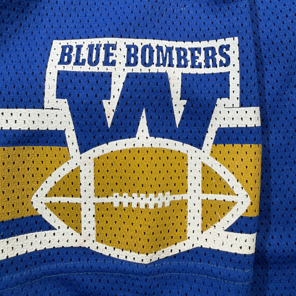 Dieter Brock Winnipeg Blue Bombers Vintage Deboni’s CFL Jersey - XL