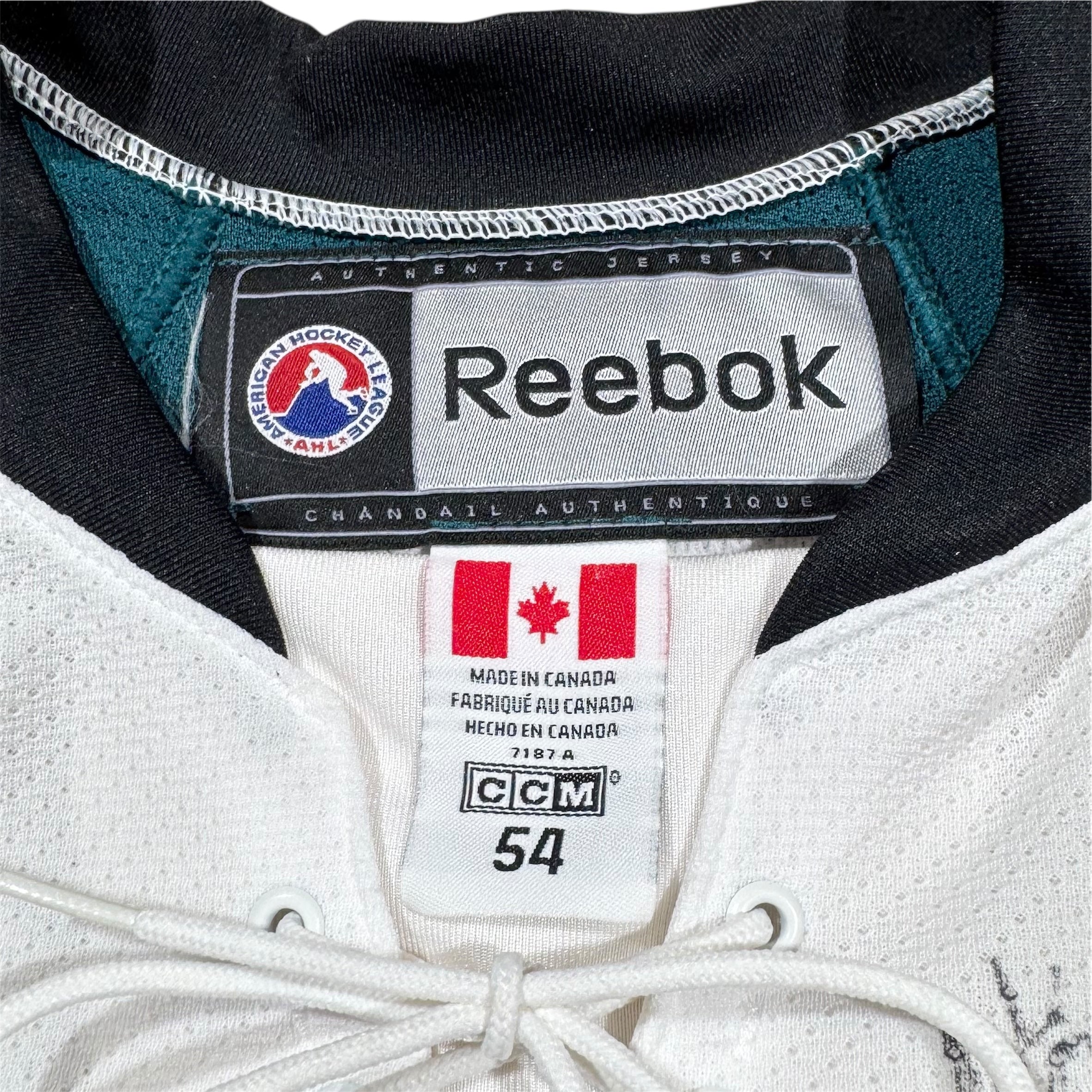 Manitoba Moose Team Issued Signed AHL MIC Hockey Jersey Size 54