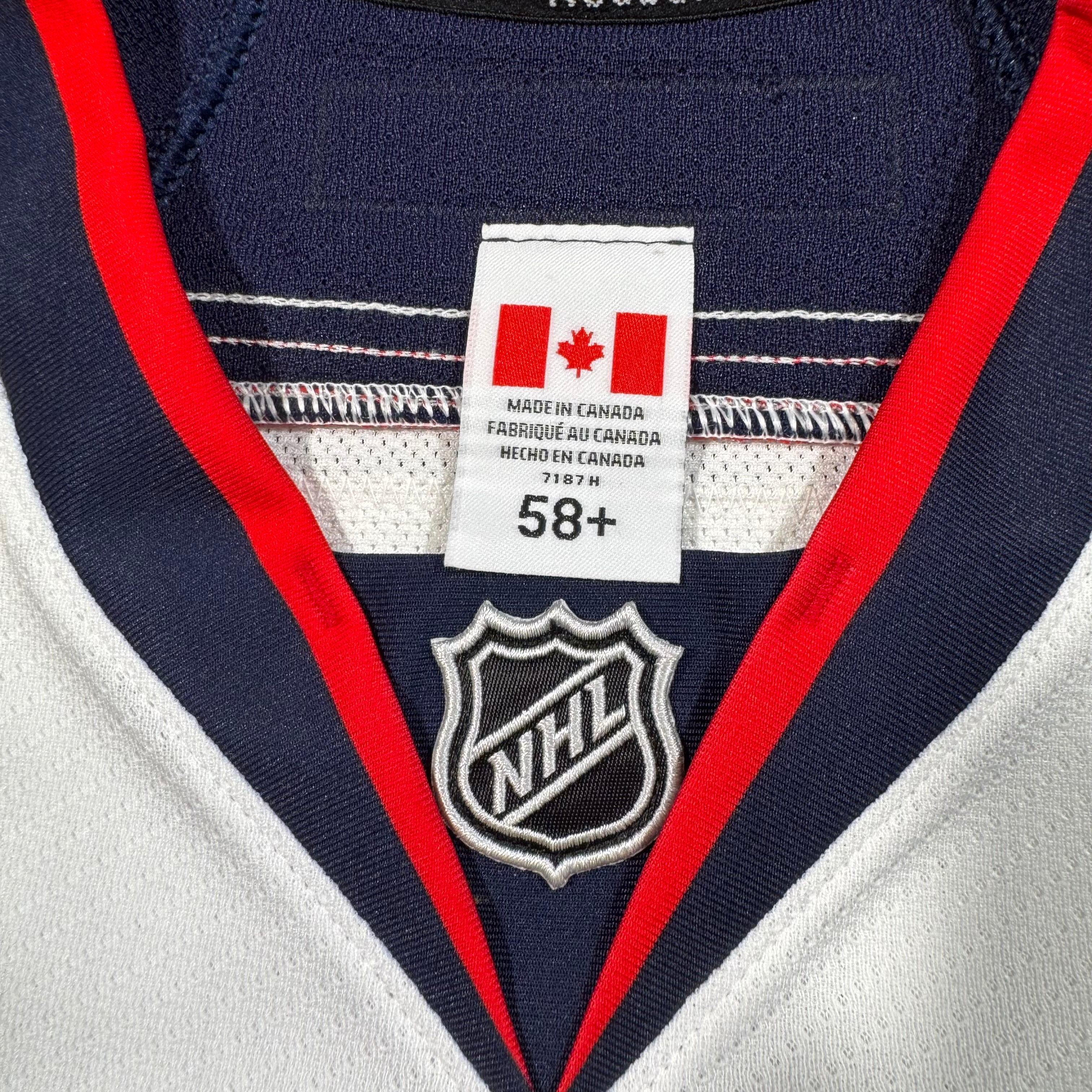 Rick Nash Columbus Blue Jackets Team Issued Reebok MIC Jersey -58+