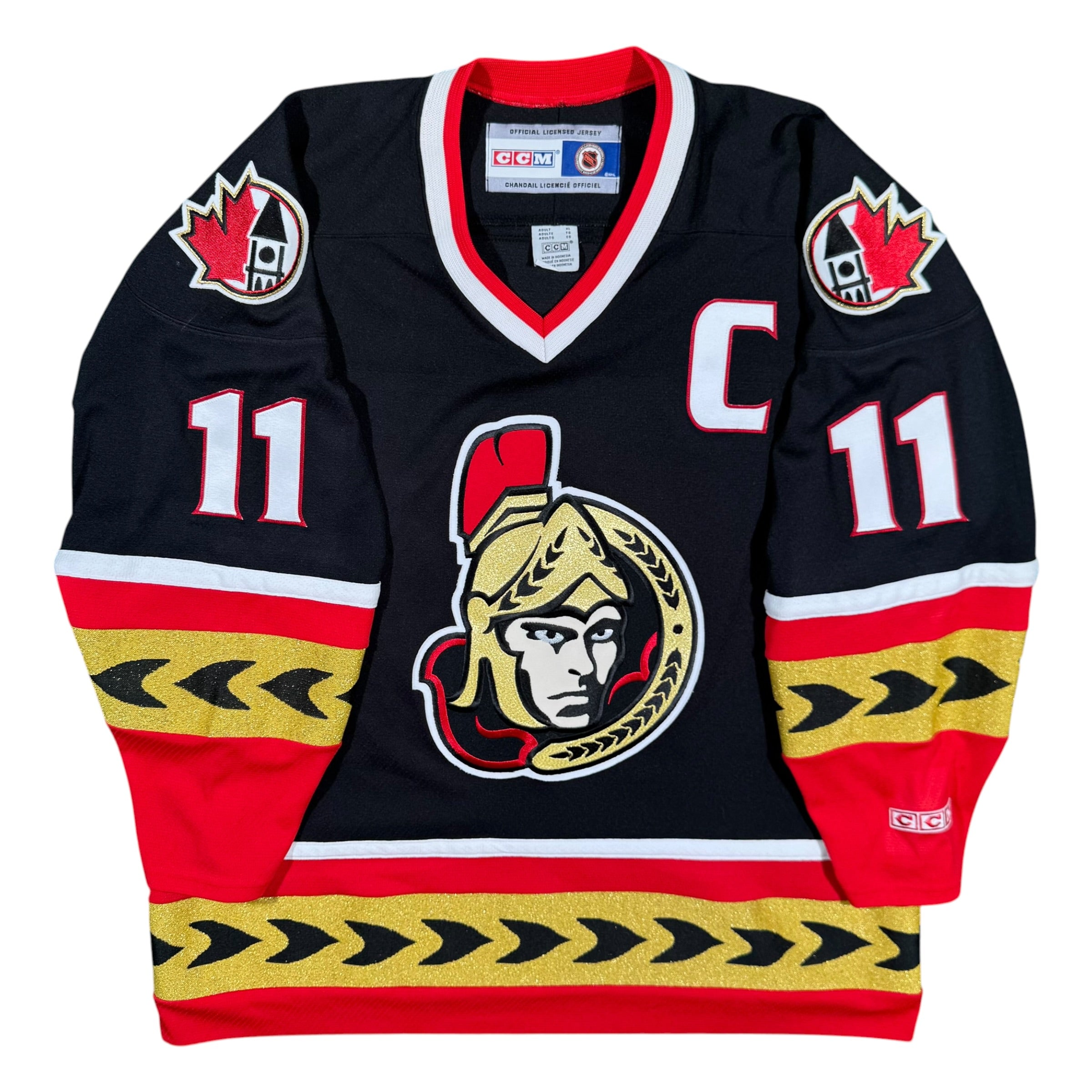 Daniel Alfredsson Ottawa Senators Vintage Alternate CCM NHL Jersey Size XL