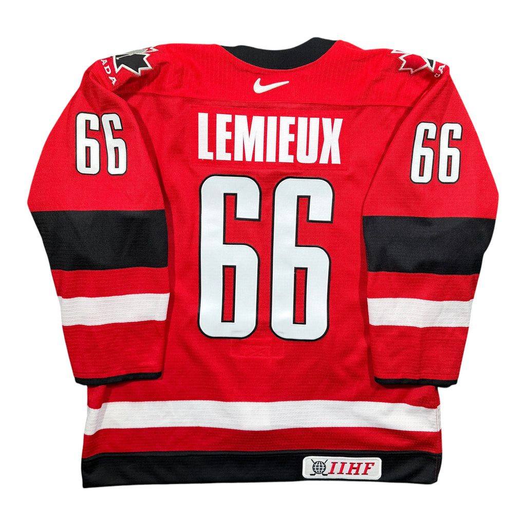 Mario Lemieux Team Canada 2002 Authentic MIC Olympic Jersey - 52/XL