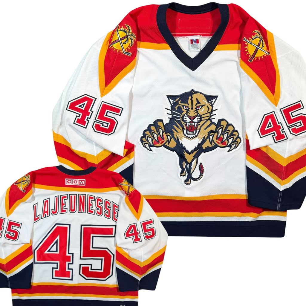 Simon Lajeunesse Florida Panthers 2003/04 Game Issued CCM NHL Jersey