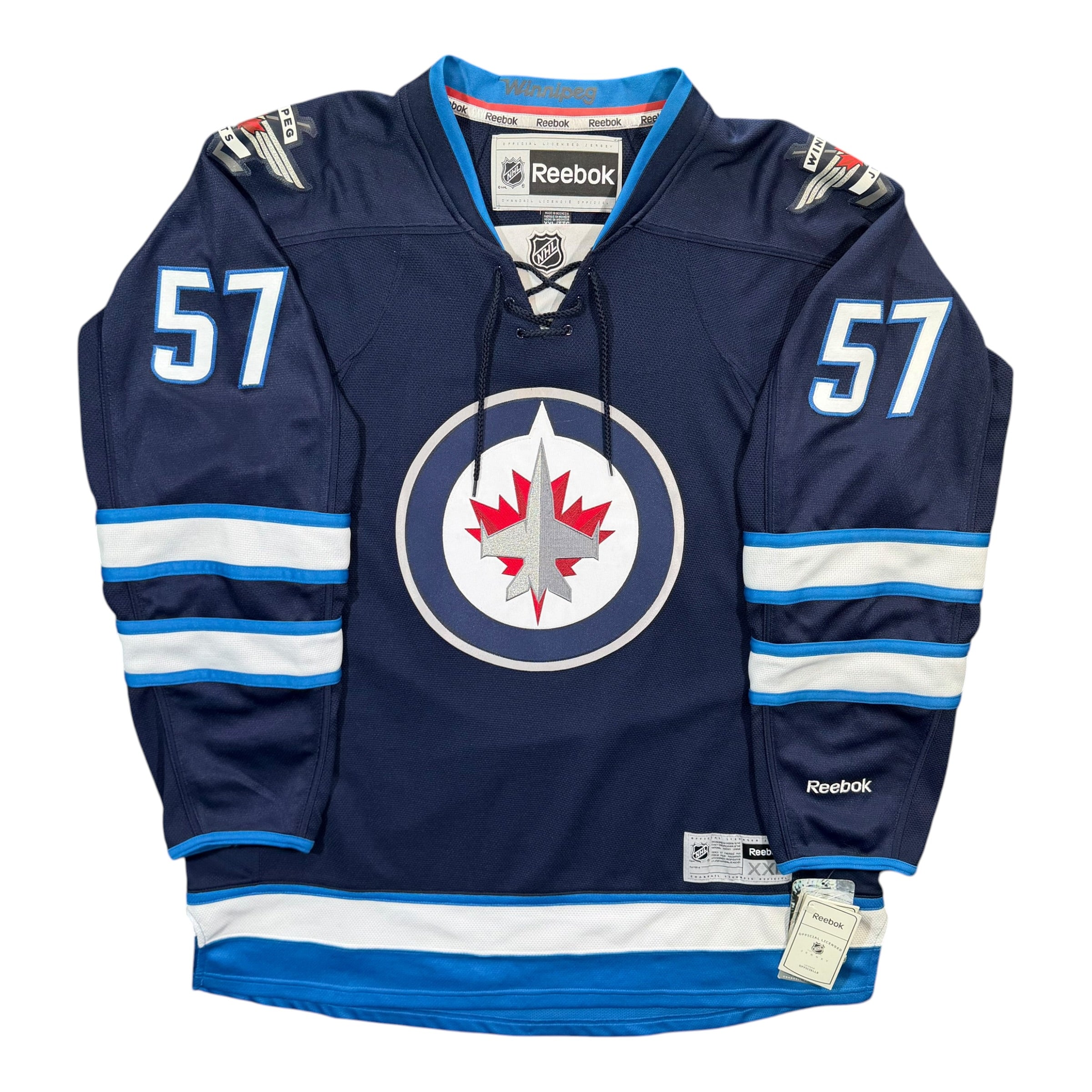 Tyler Myers Winnipeg Jets Signed Reebok NHL Jersey - XXL