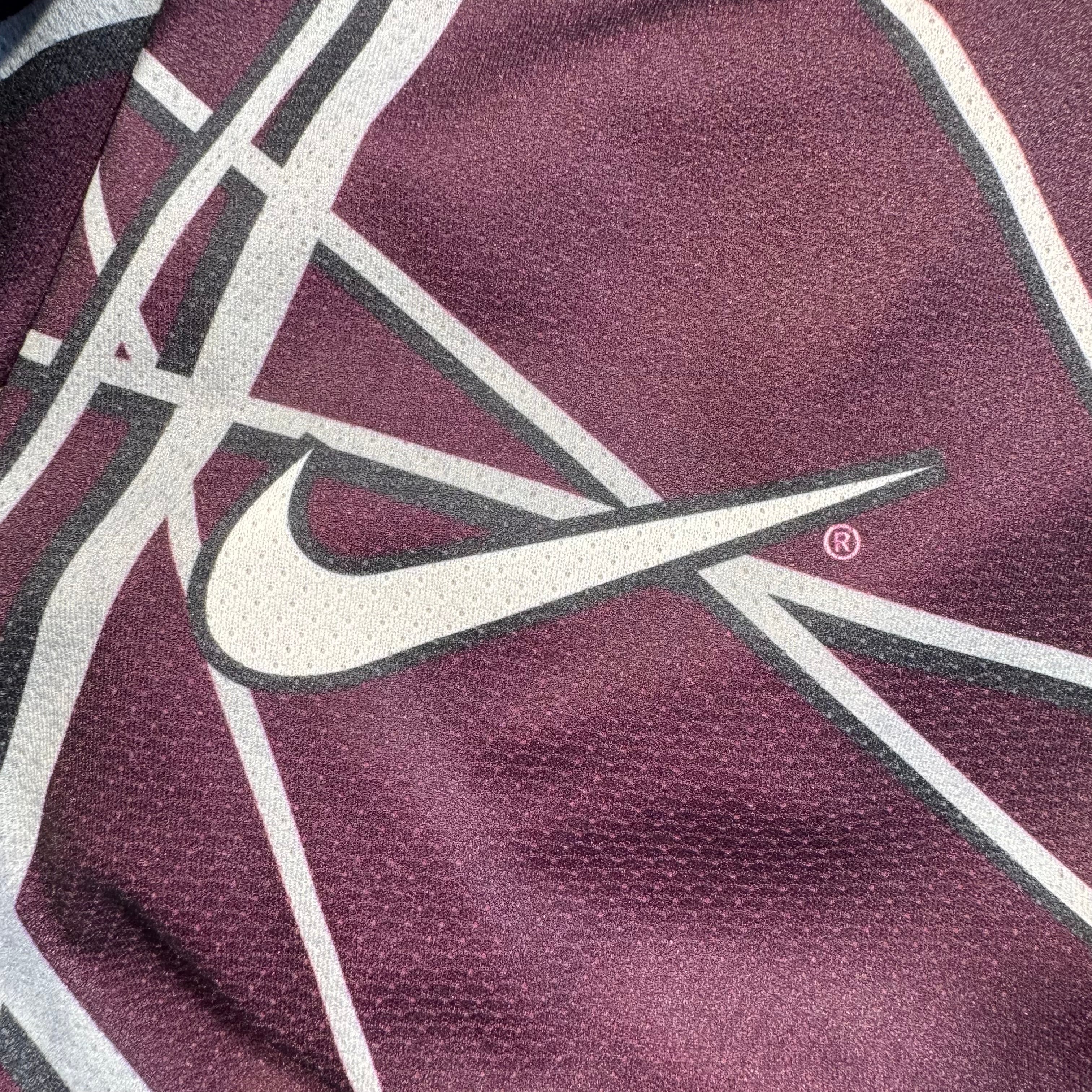 Anaheim Ducks Vintage Nike AOP Hockey NHL Jersey Size Medium RARE