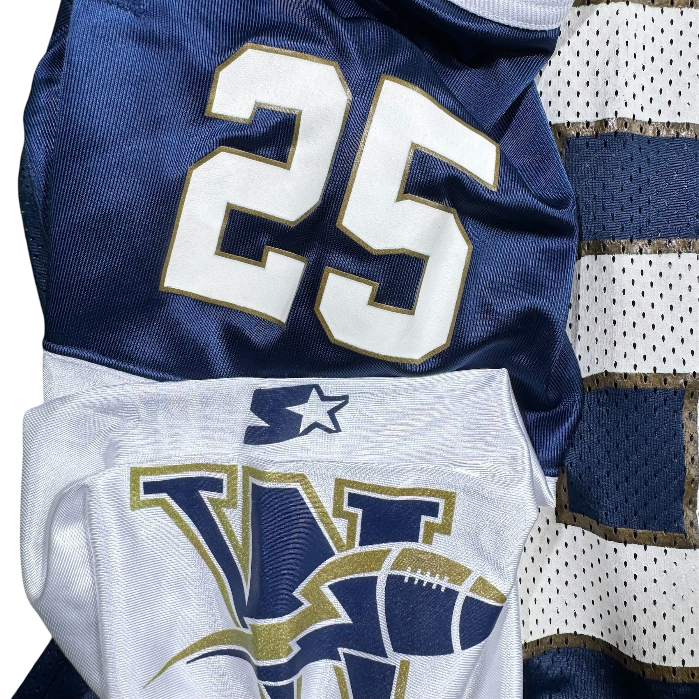 Sean Millington Winnipeg Blue Bombers Signed Vintage Starter CFL Jersey Size XL