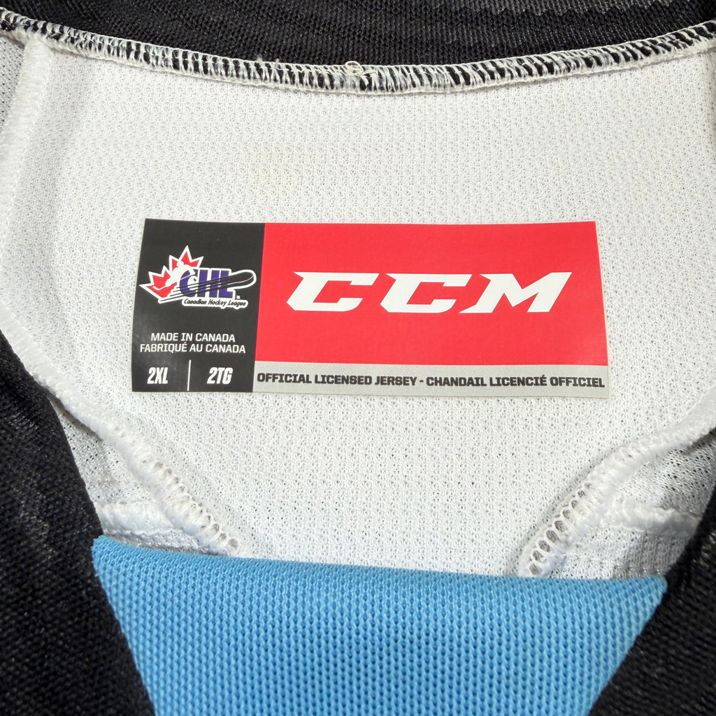 Anson McMaster Winnipeg Ice Signed WHL CCM Jersey - XXL