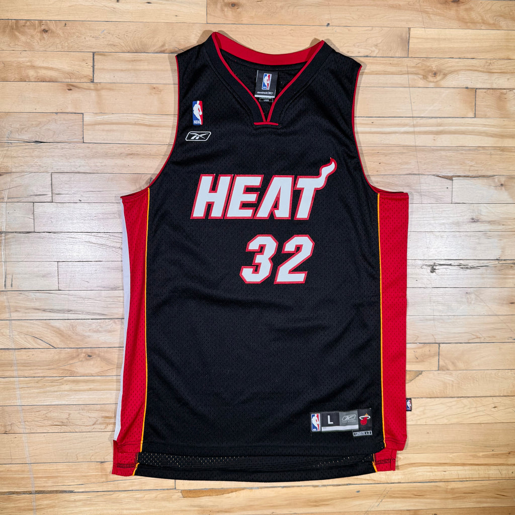 Shaquille O’neal Miami Heat Vintage Reebok NBA Jersey Size Large