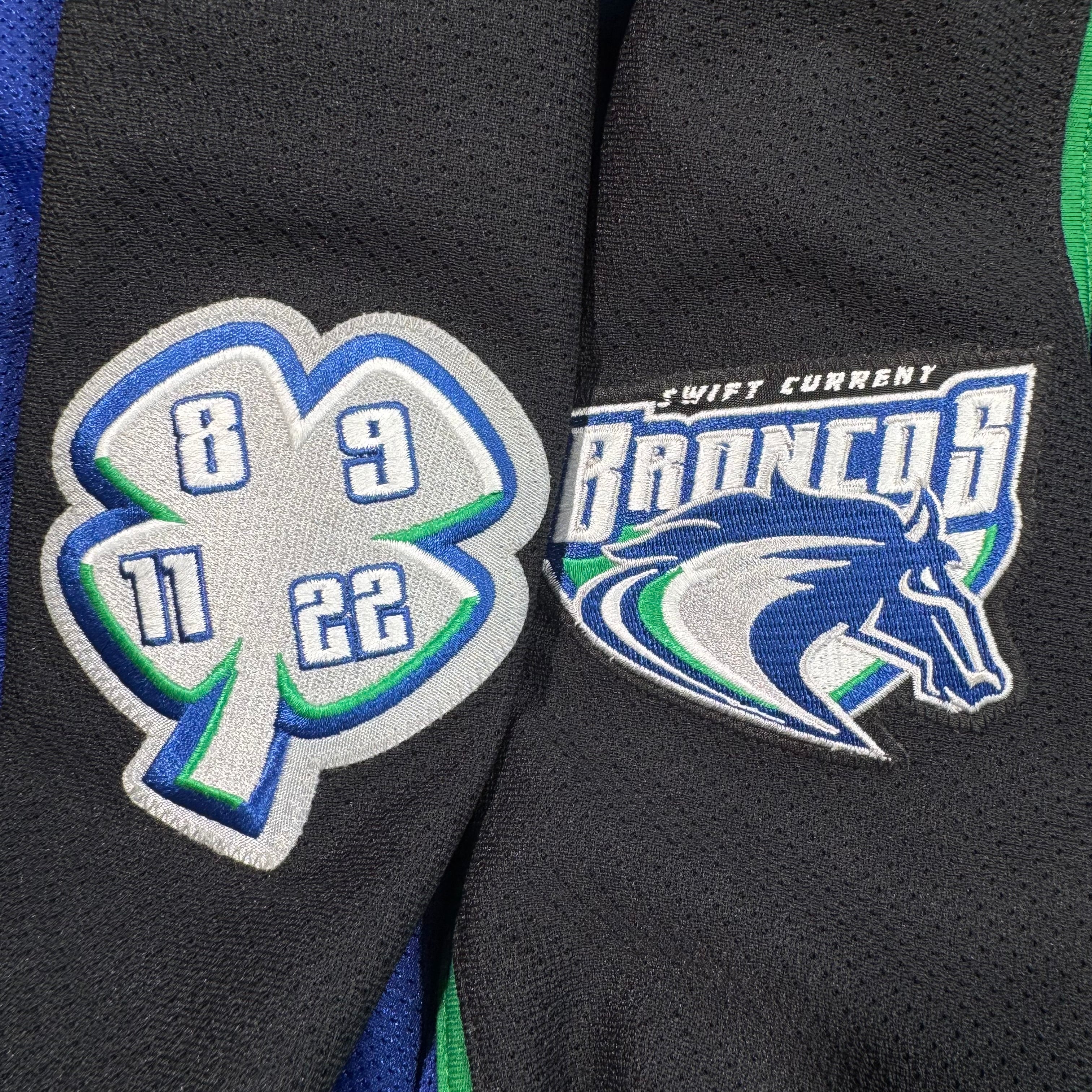 Swift Current Broncos Team Issued Goalie Reebok MIC WHL Jersey Size 58G