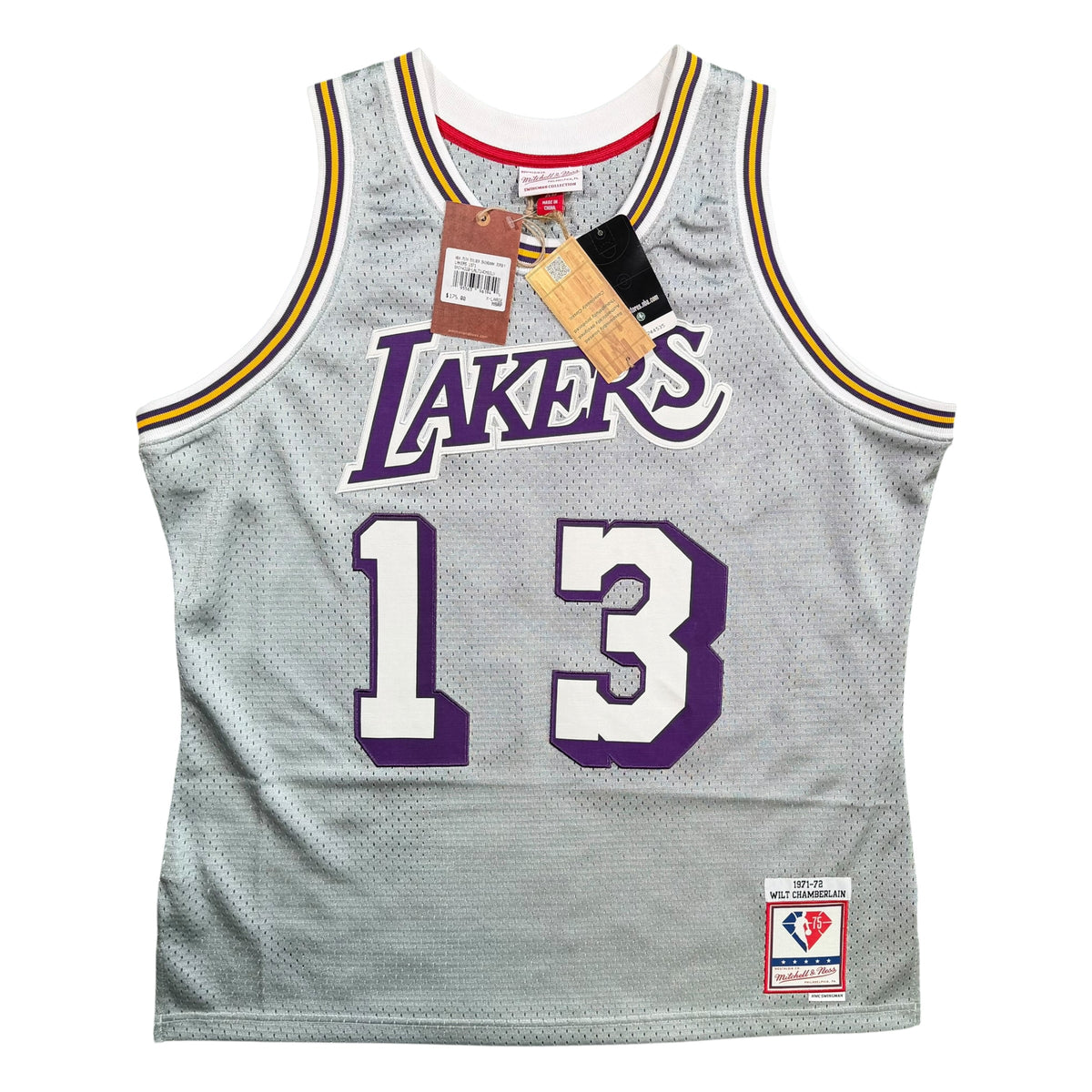 Wilt Chamberlain Los Angeles Lakers 75th Anniversary Mitchell & Ness NBA Jersey - XL