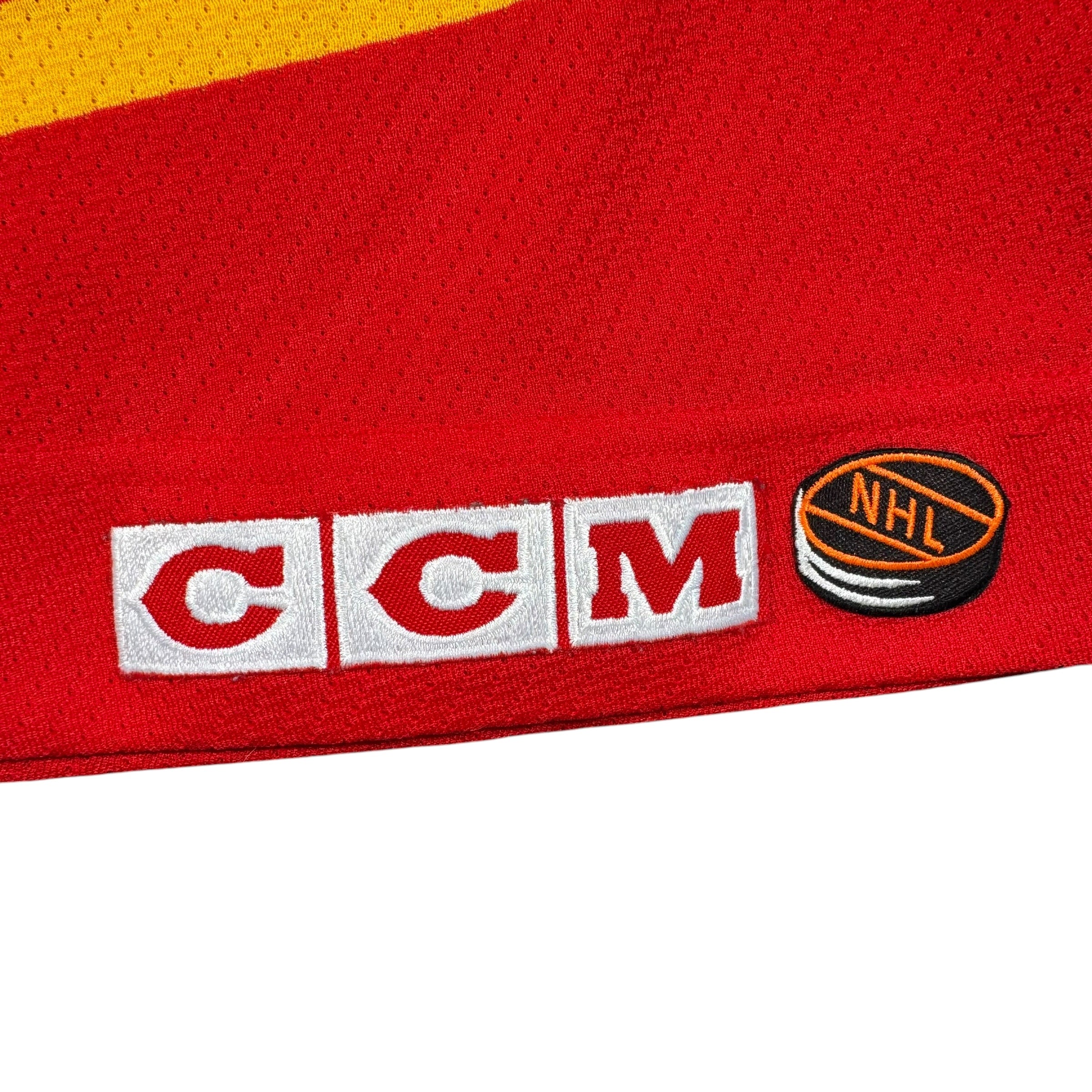 Jarome Iginla Calgary Flames Vintage Blasty CCM NHL Jersey Size XL