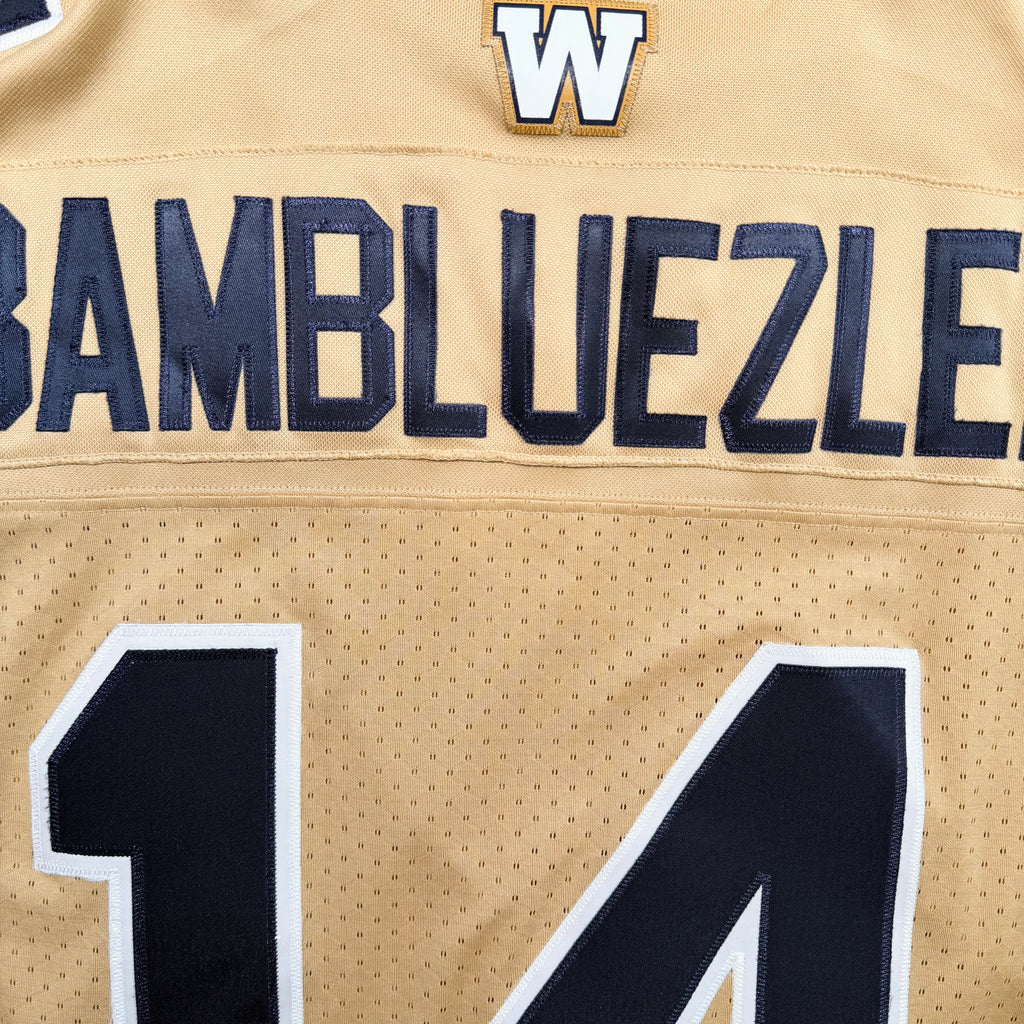 Winnipeg Blue Bombers Bambluezled #14 Reebok CFL Jersey - Medium
