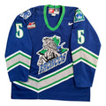 Myles Rumsey Swift Current Broncos Game Worn Nike WHL Jersey