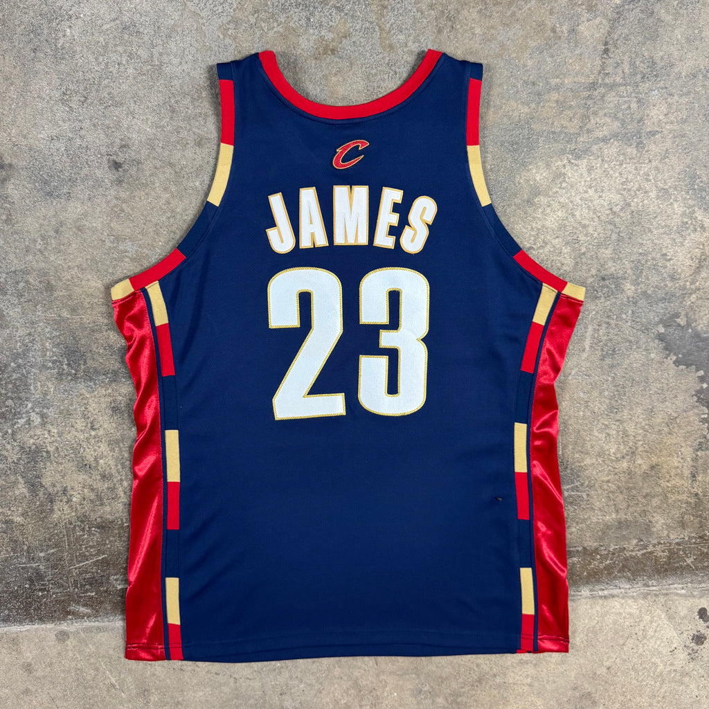 Lebron James Cleveland Cavaliers Authentic Mitchell & Ness NBA Jersey Size 48