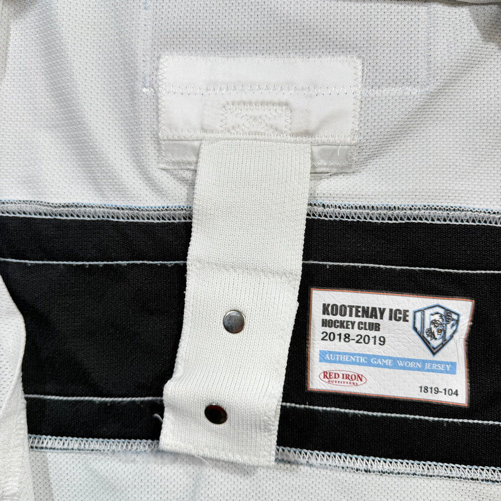 Brenden Kwiatkowski Kootenay Ice 2018/19 Game Worn WHL CCM Jersey - 56