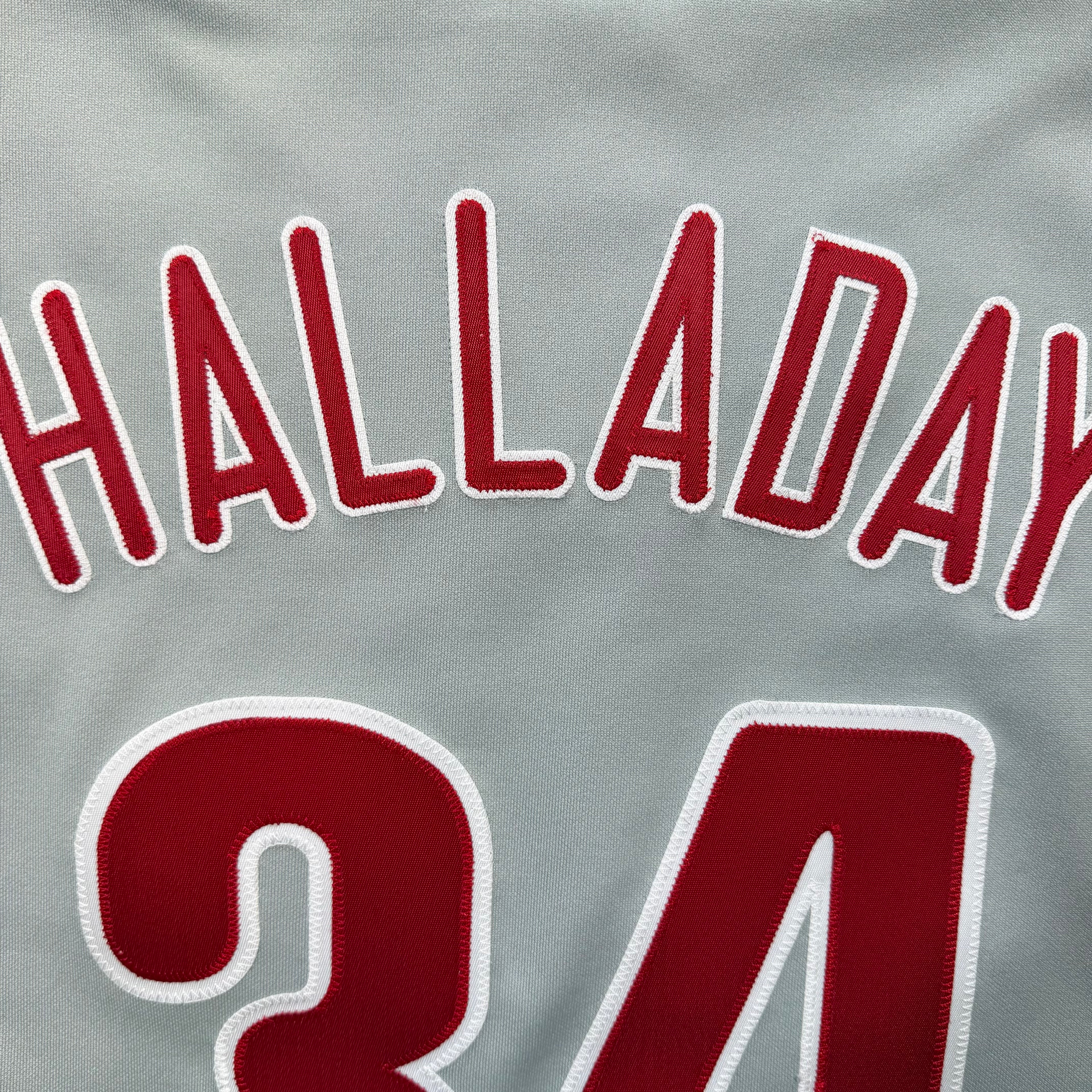 Roy Halladay Philadelphia Phillies Vintage Majestic MLB Jersey - XXL