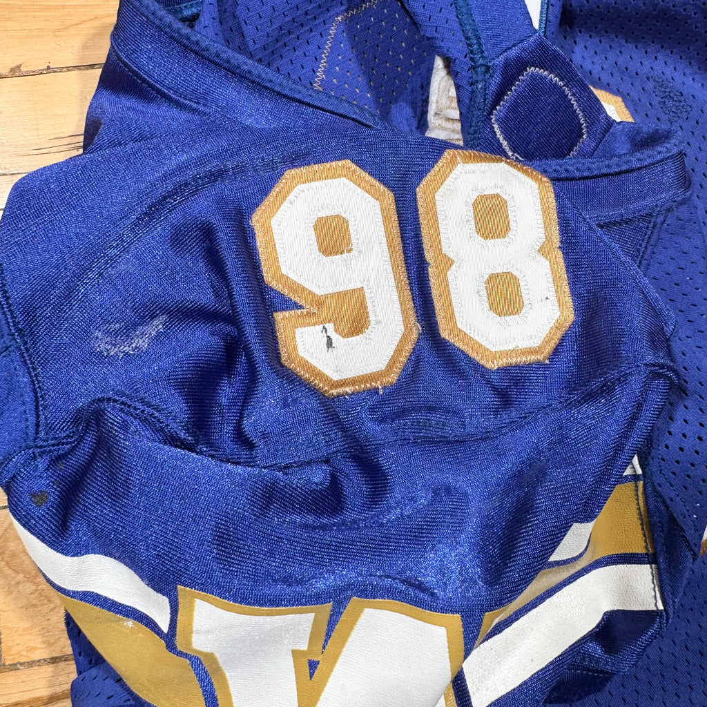 Steven Richardson Winnipeg Blue Bombers 2018 Game Worn Adidas Jersey Size 44