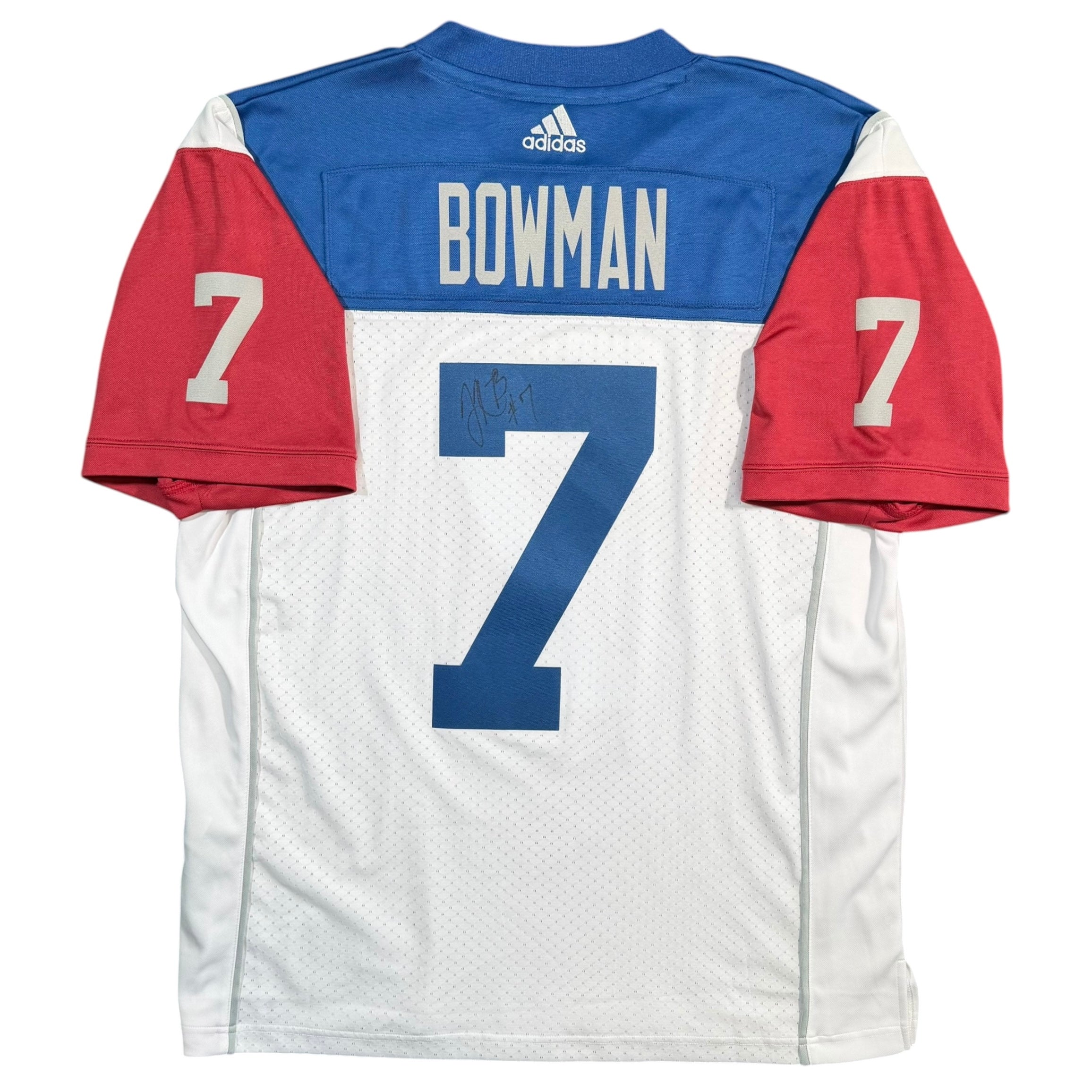 John Bowman Montreal Alouettes Adidas Signed CFL Jersey - XL