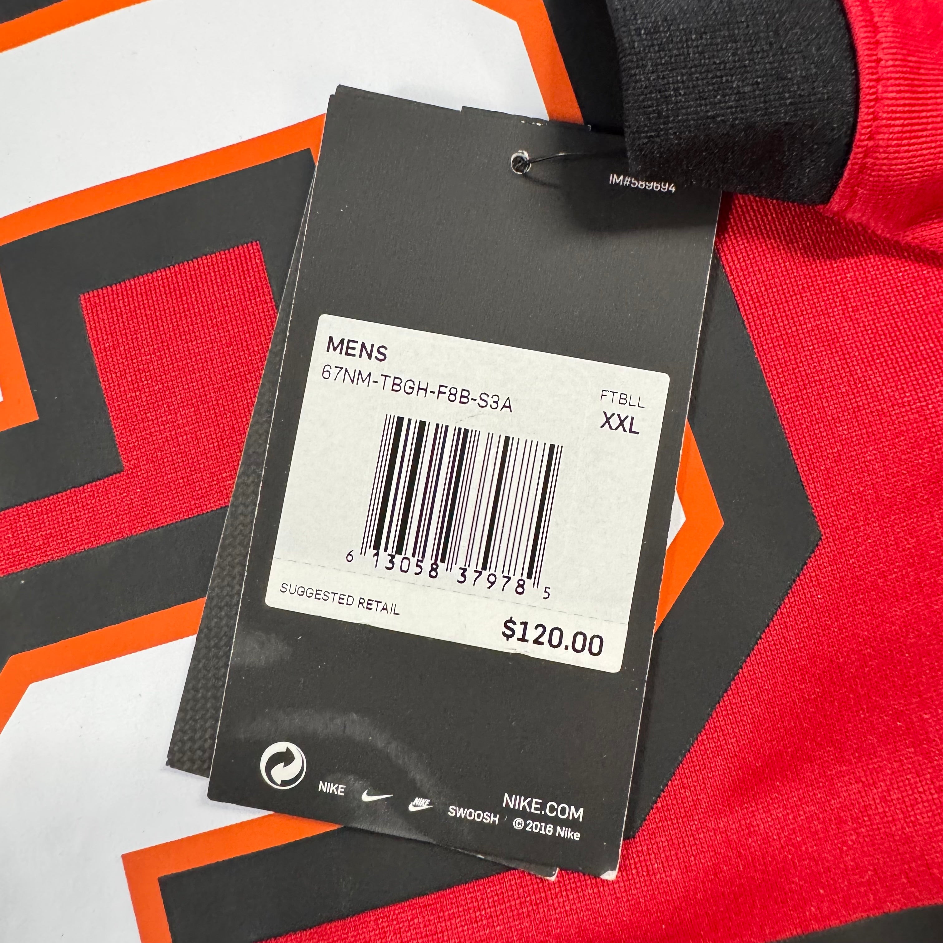 Tom Brady Tampa Bay Buccaneers Super Bowl Nike Game NFL Jersey Size XXL NEW