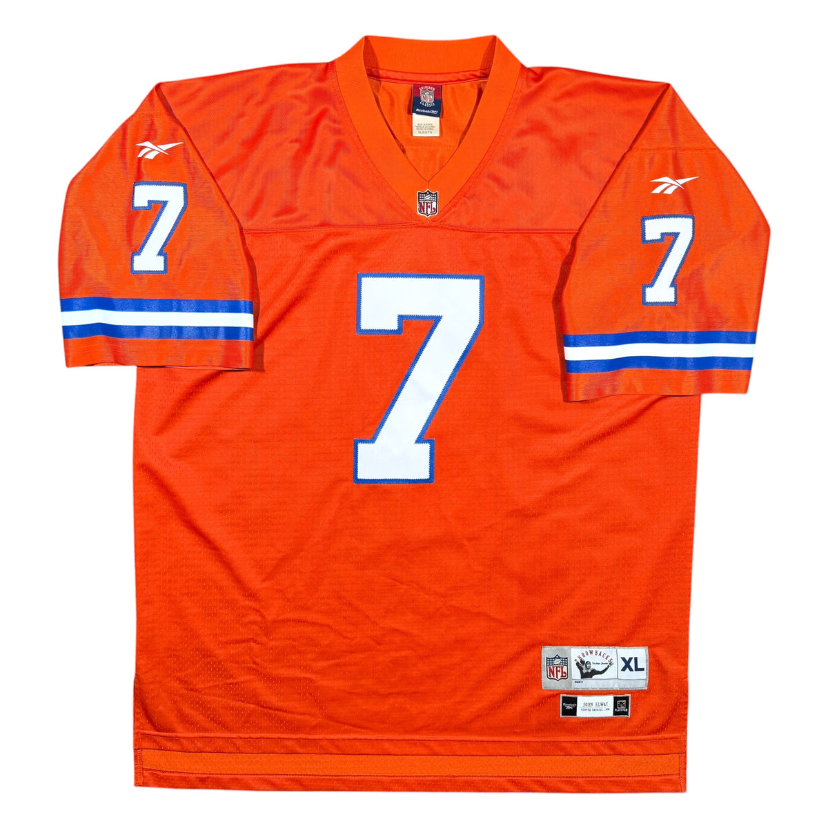 John Elway Denver Broncos Throwback Vintage Reebok NFL Jersey - XL