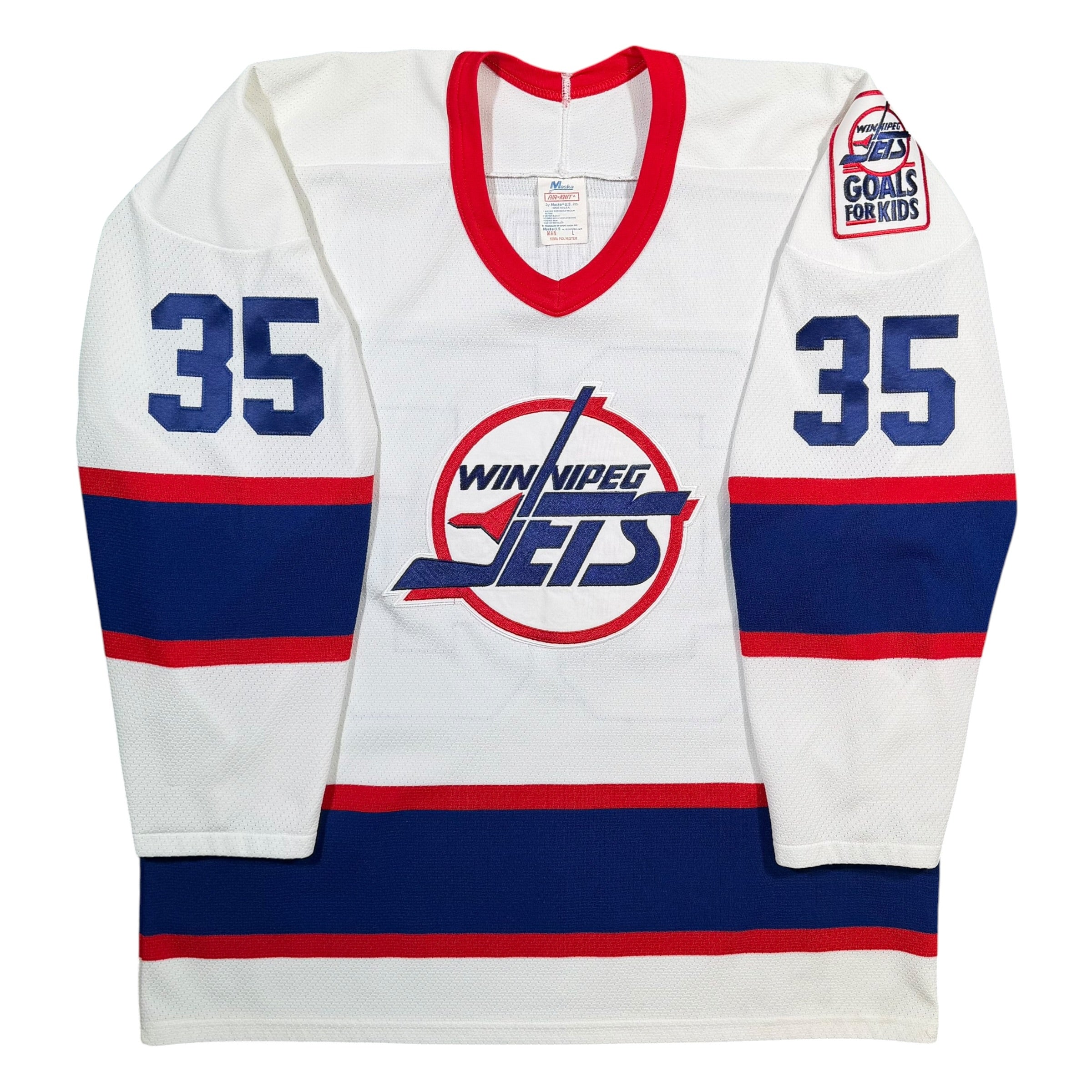 Nikolai Khabibulin Winnipeg Jets Vintage CCM NHL Jersey - Large