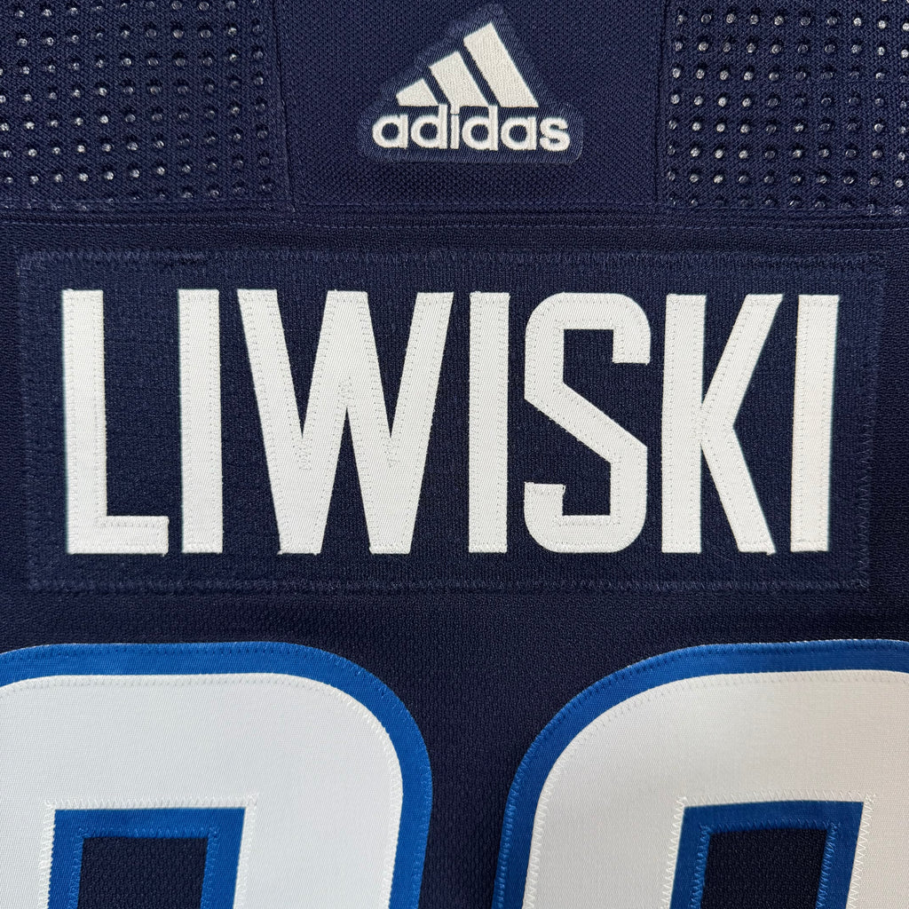 Mike Liwiski Winnipeg Jets 2023/24 Team Issued Adidas MIC NHL Jersey - 56/XXL
